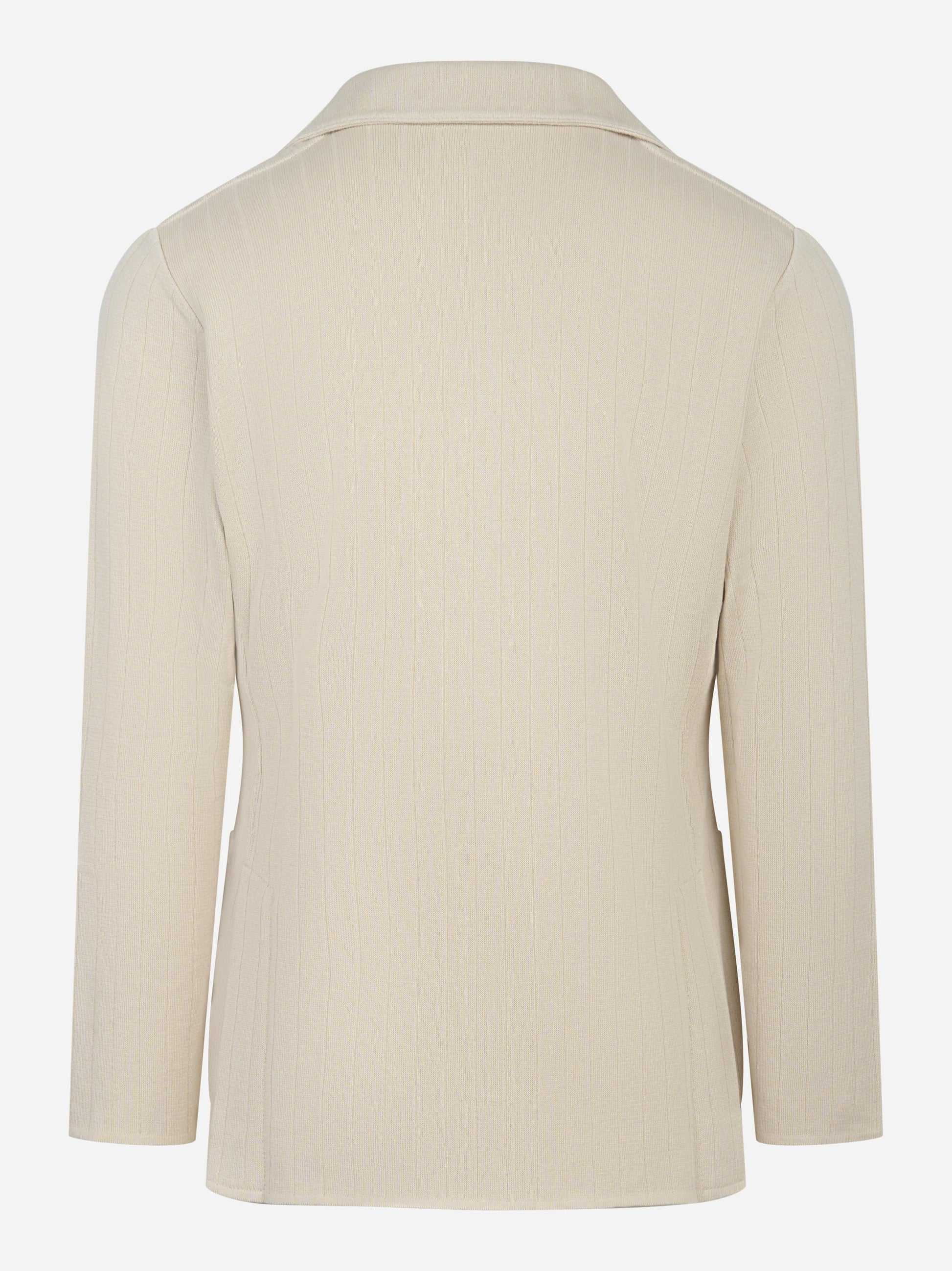 Giacca Maglia in cotone beige
