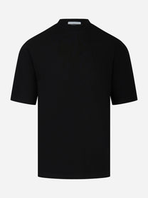 T-shirt in cotone stretch loose fit nera