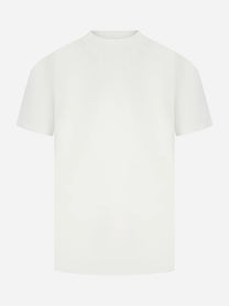 T-shirt manica corta in cotone bianco
