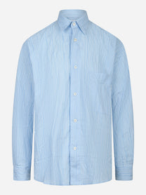 Camicia over con motivo a righe