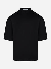 T-shirt oversize in cotone nera