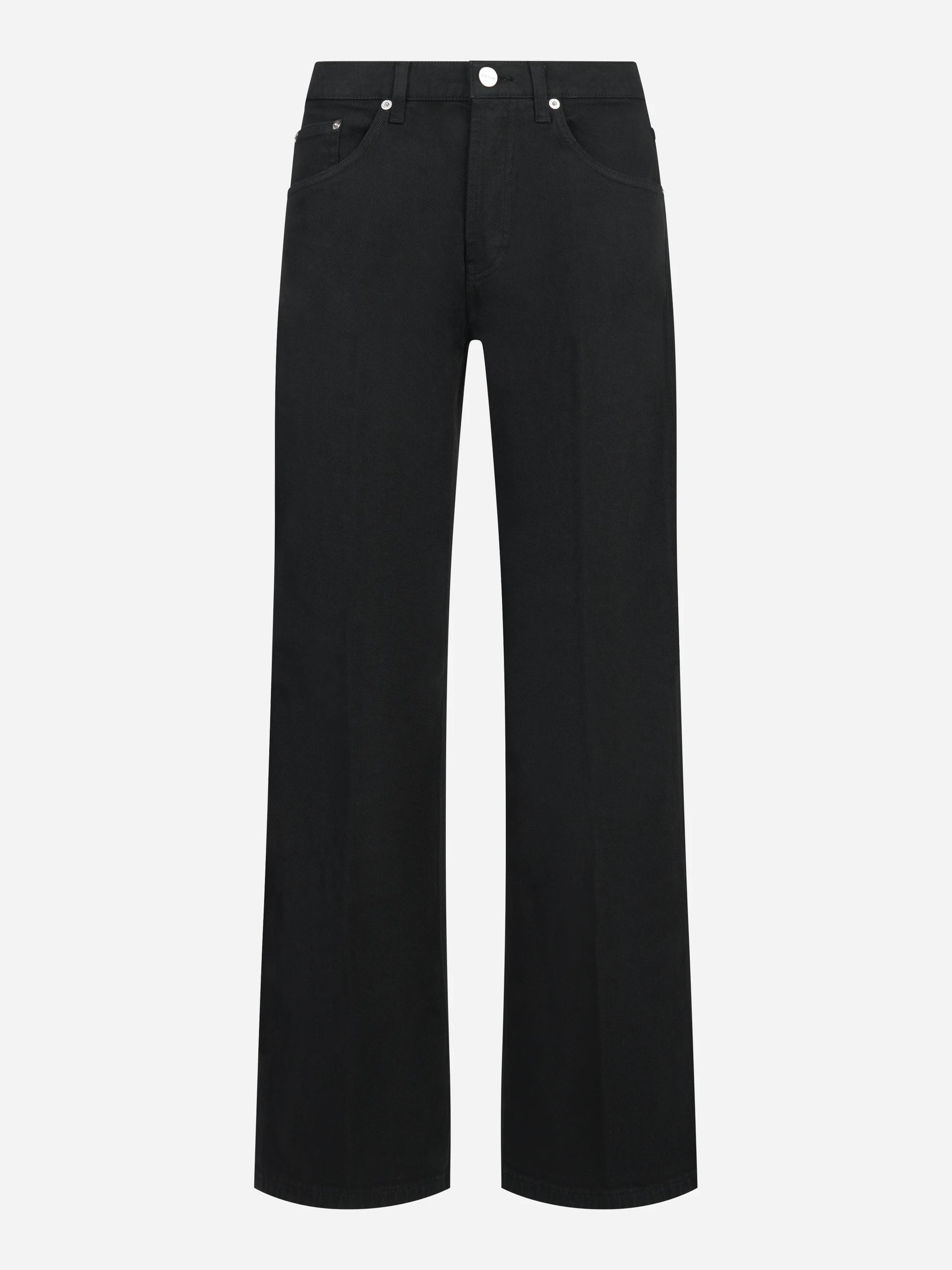 Jeans Jacklyn wide leg in bull stretch nero