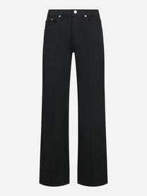 Jeans Jacklyn wide leg in bull stretch nero