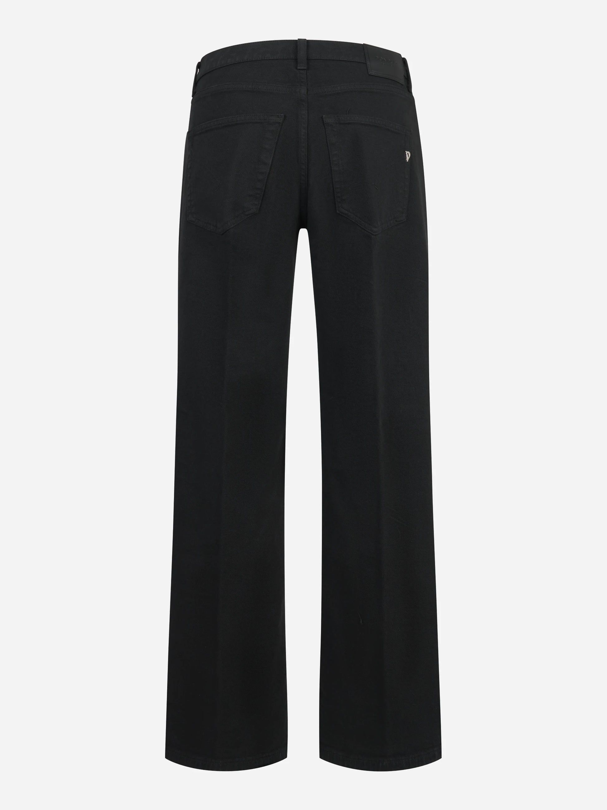 Jeans Jacklyn wide leg in bull stretch nero