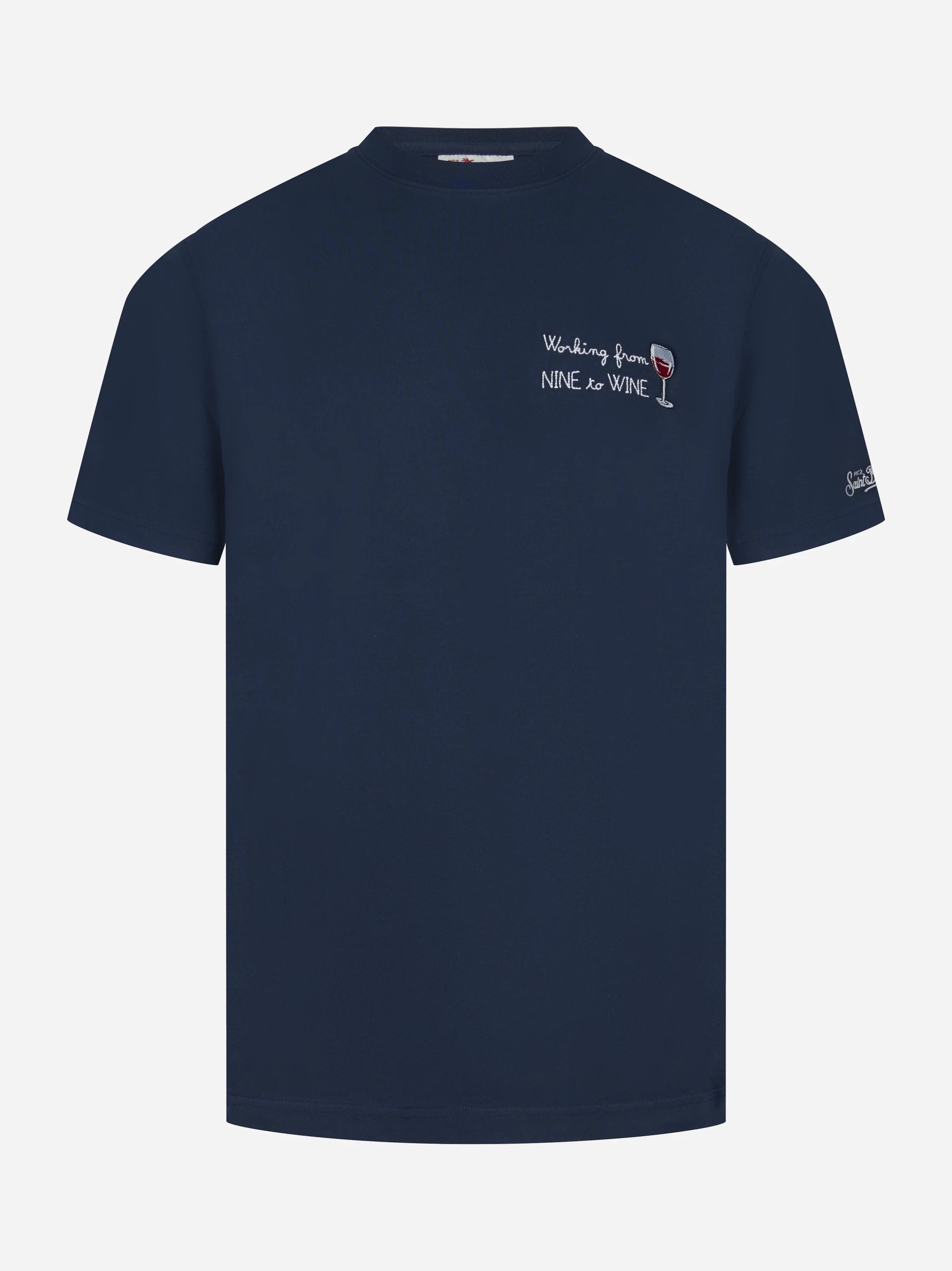 T-shirt Portofino "Working from Nine to Wine"