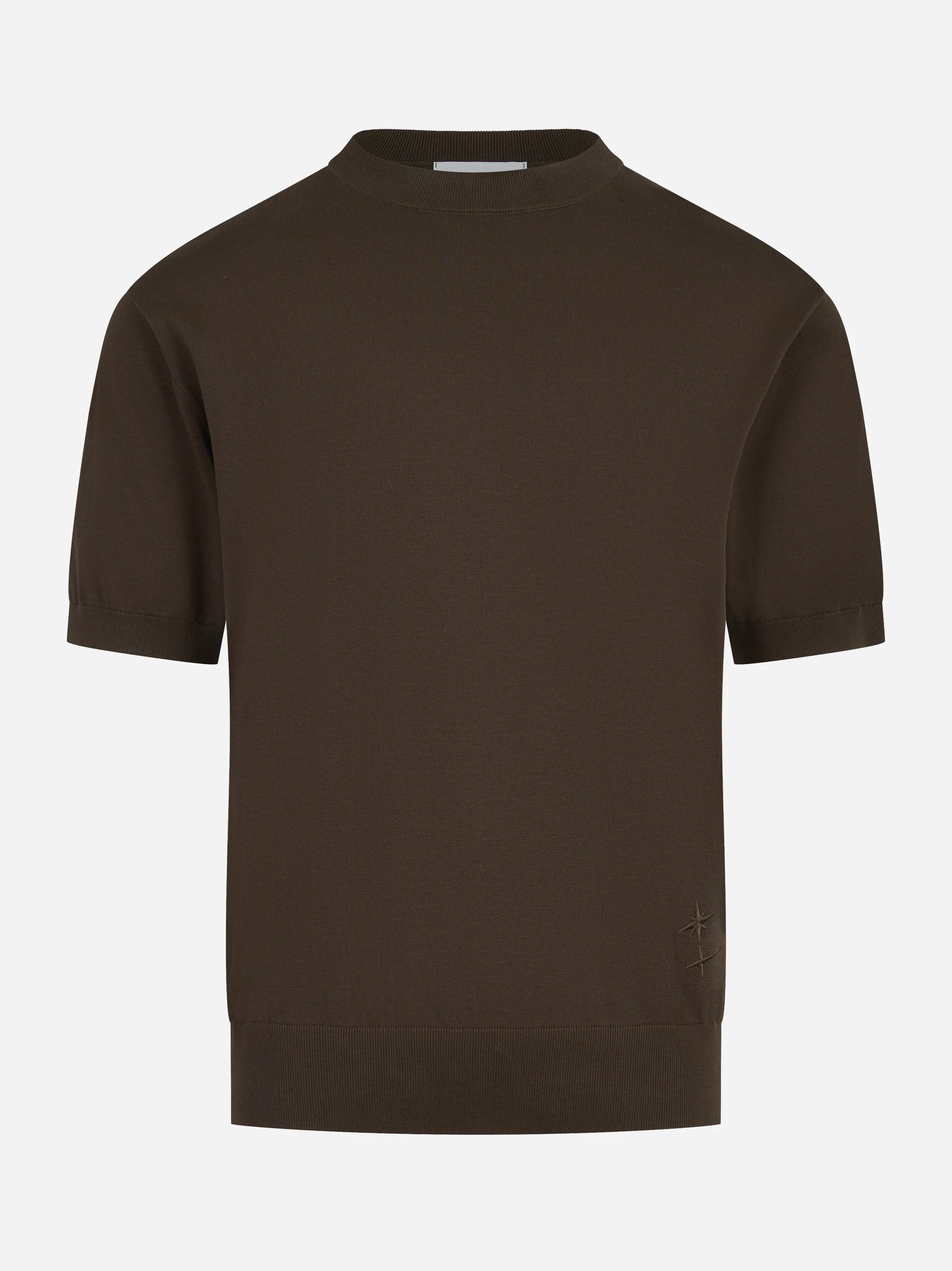 Maglia manica corta loose fit marrone