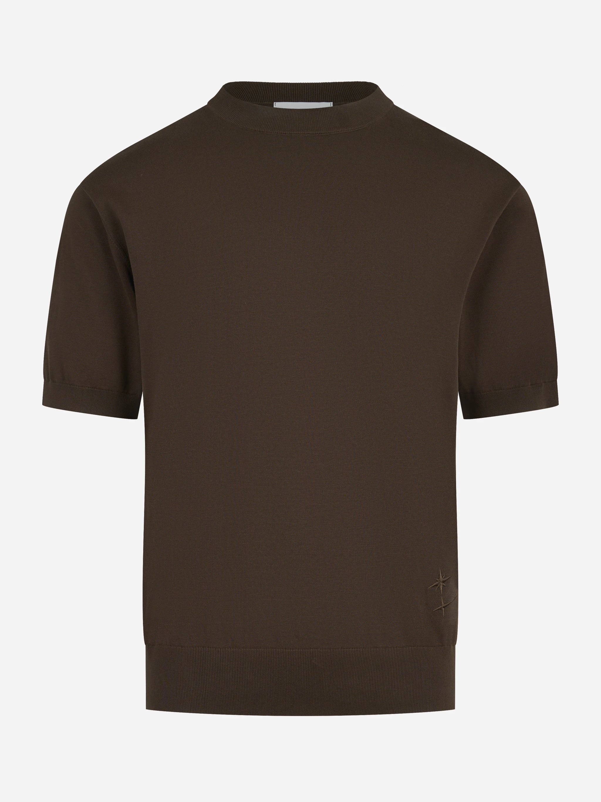 Maglia manica corta loose fit marrone