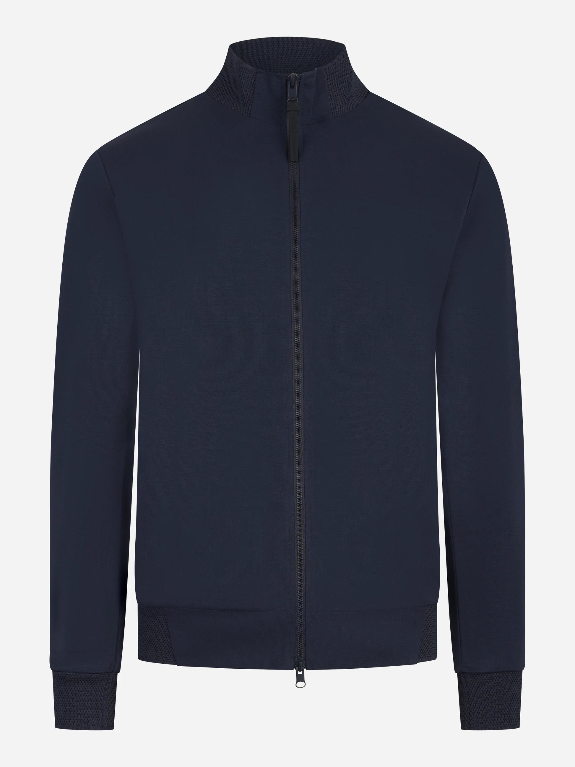 Felpa full zip Saku blu