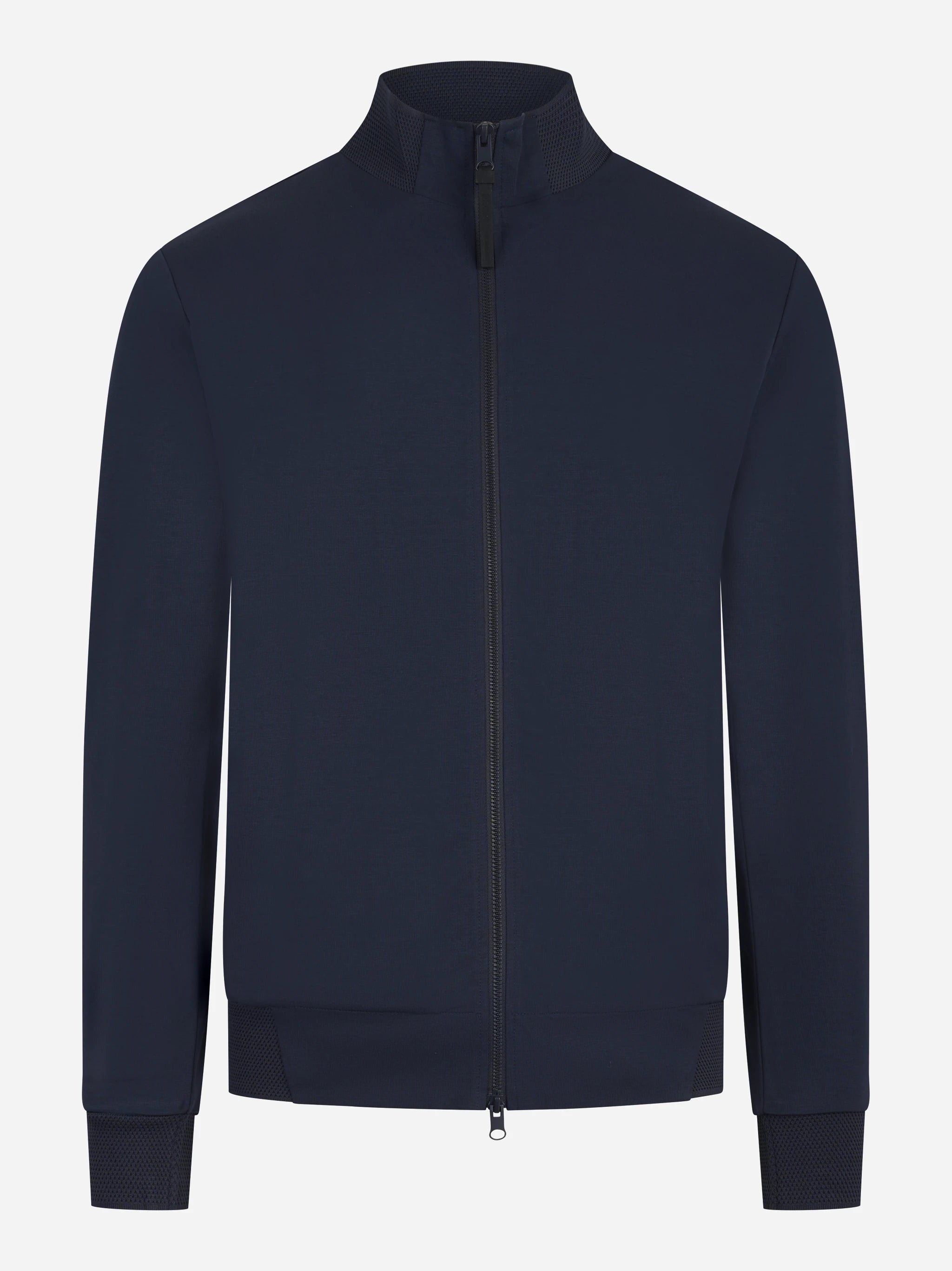 Felpa full zip Saku blu
