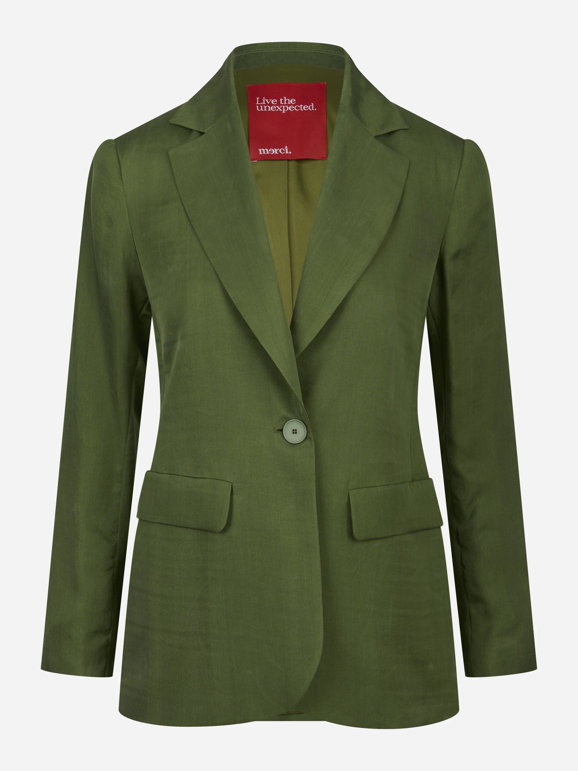 Blazer monopetto verde