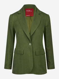 Blazer monopetto verde