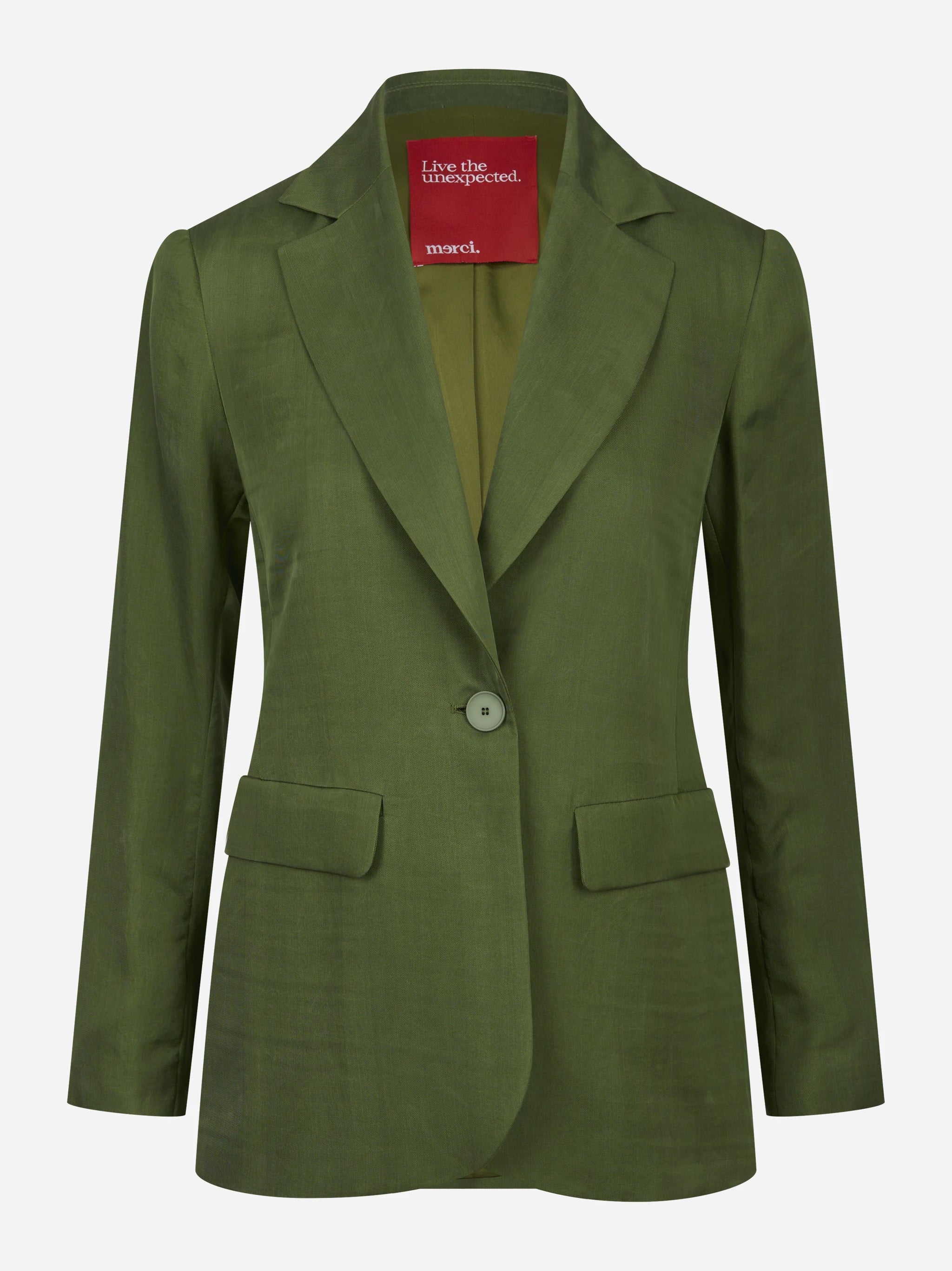 Blazer monopetto verde
