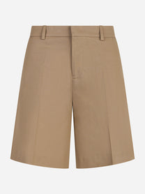 Shorts Olivia in cotone stretch verde