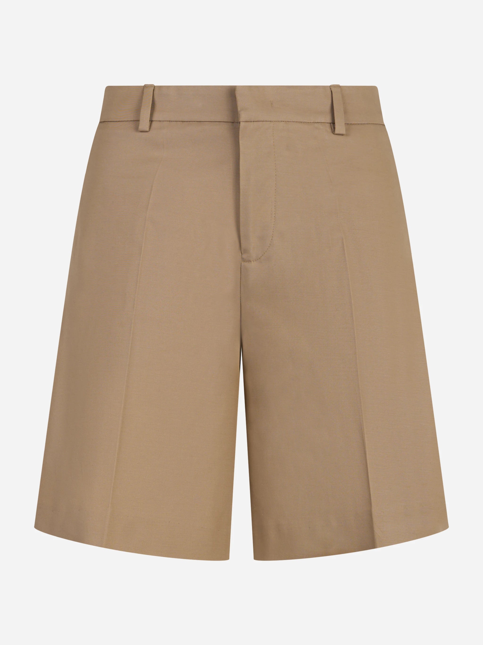 Shorts Olivia in cotone stretch verde