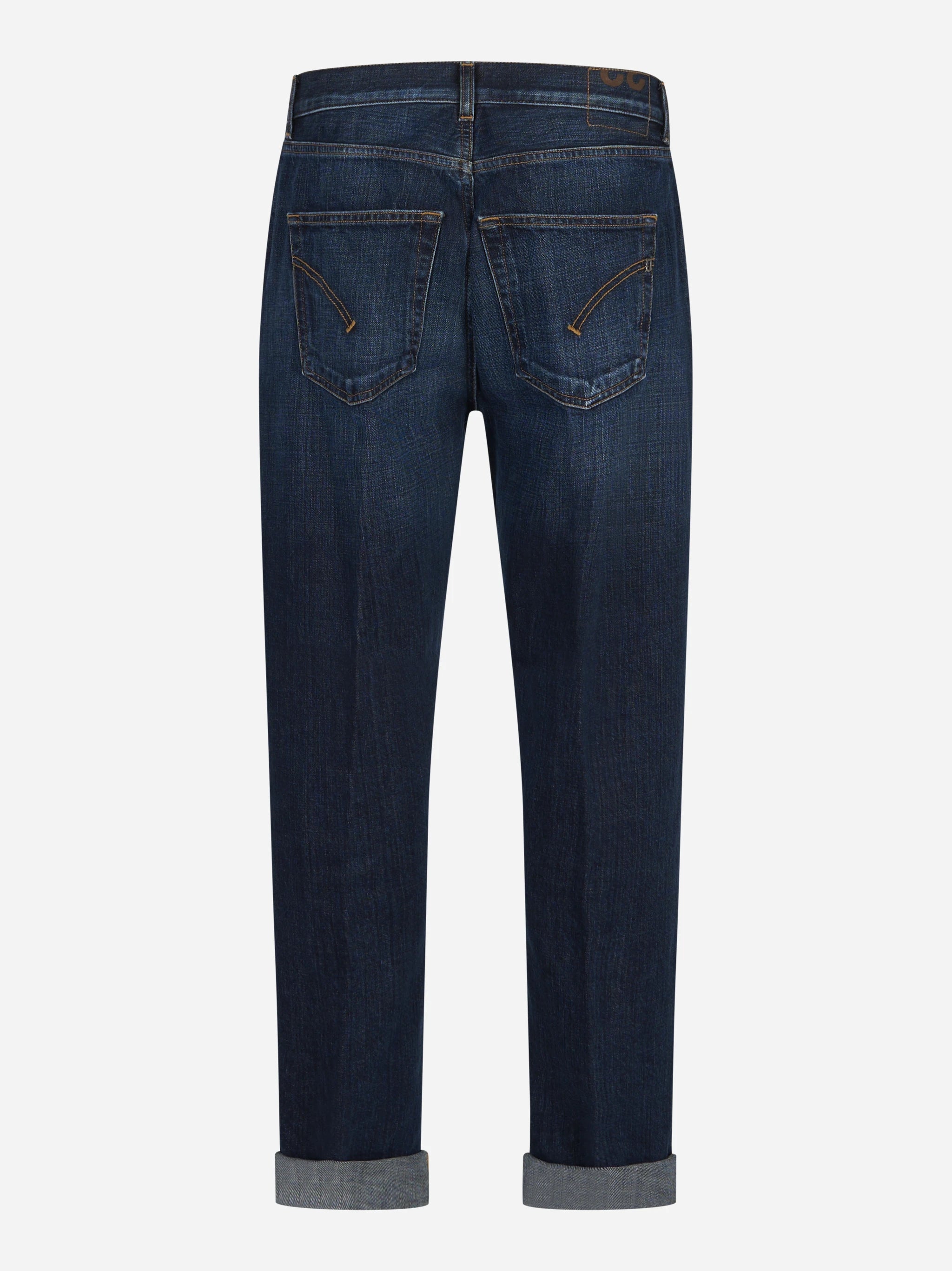 Jeans loose fit Ervin in denim fermo
