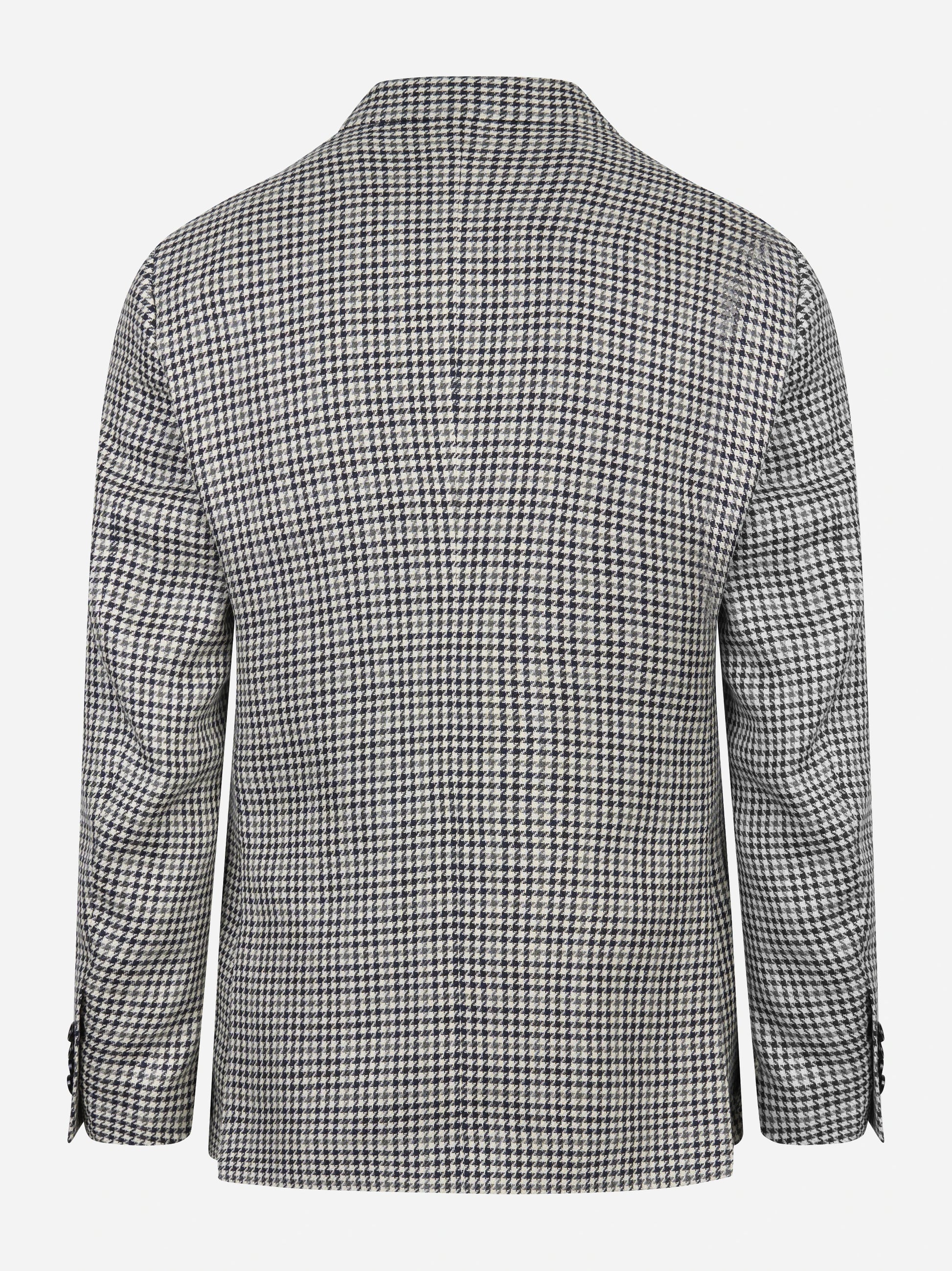 Blazer attitude con rever a lancia in cotone e lino