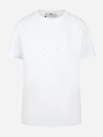 T-shirt manica corta con logo bianca