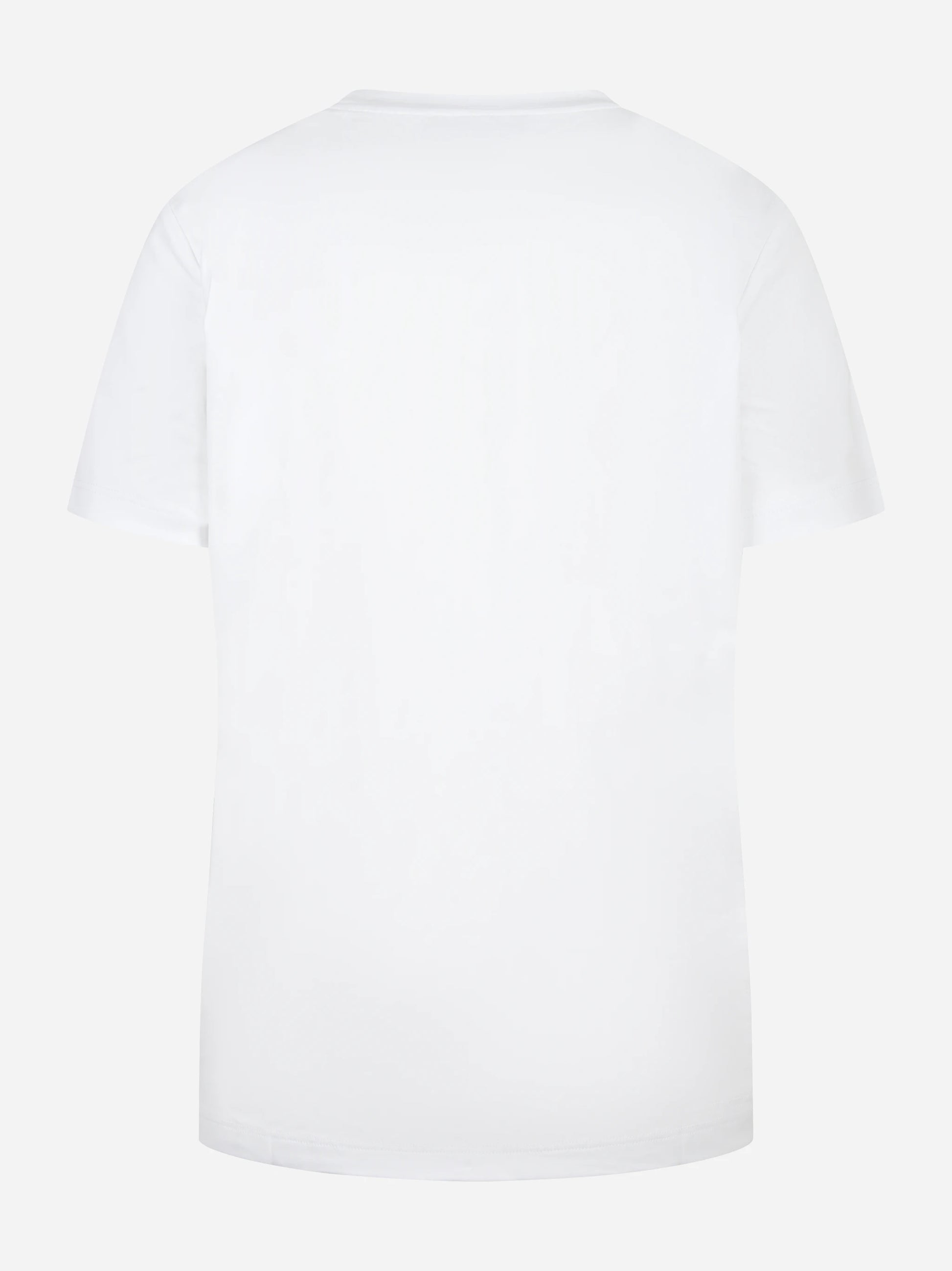 T-shirt manica corta con logo bianca