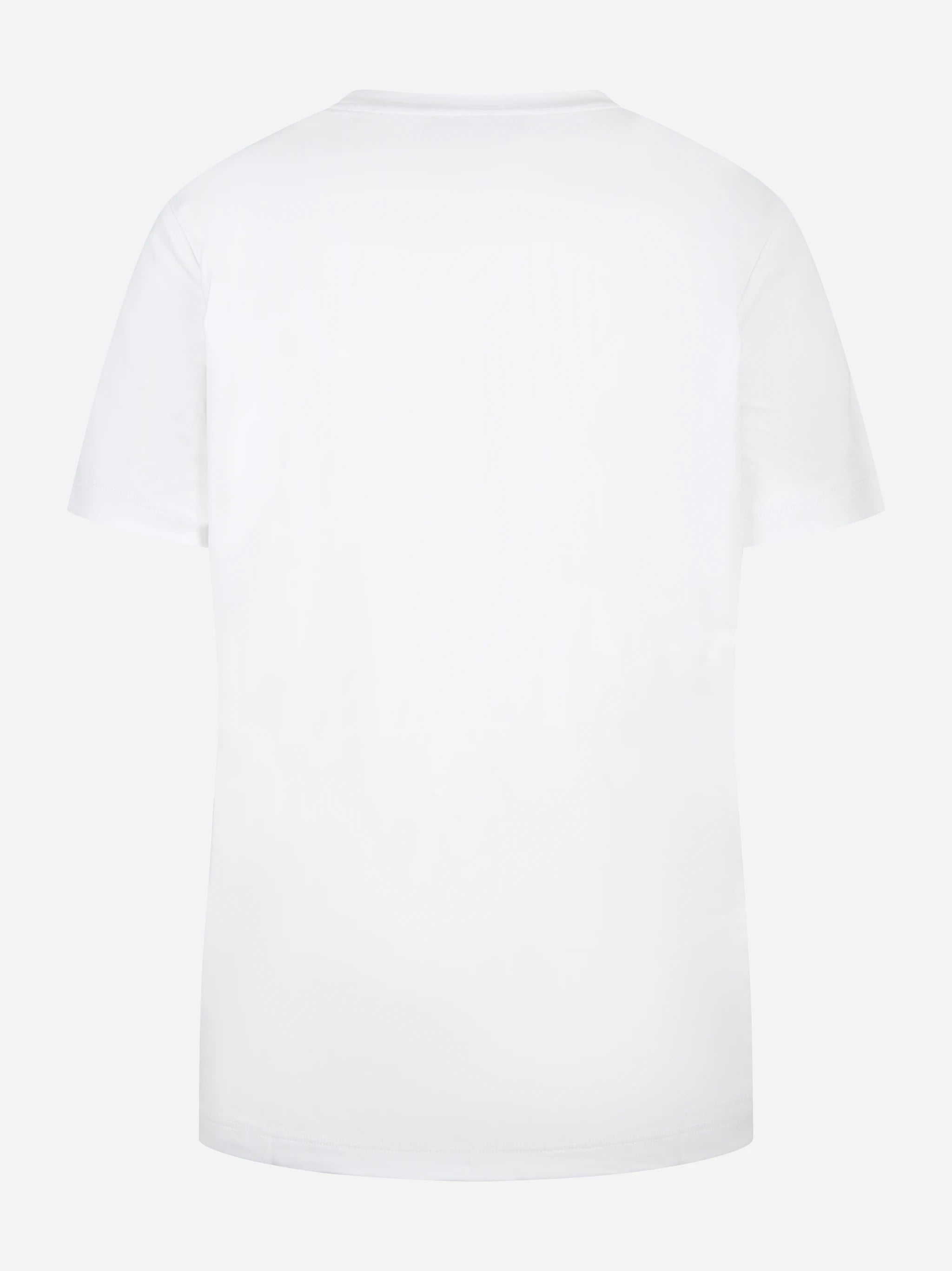 T-shirt manica corta con logo bianca