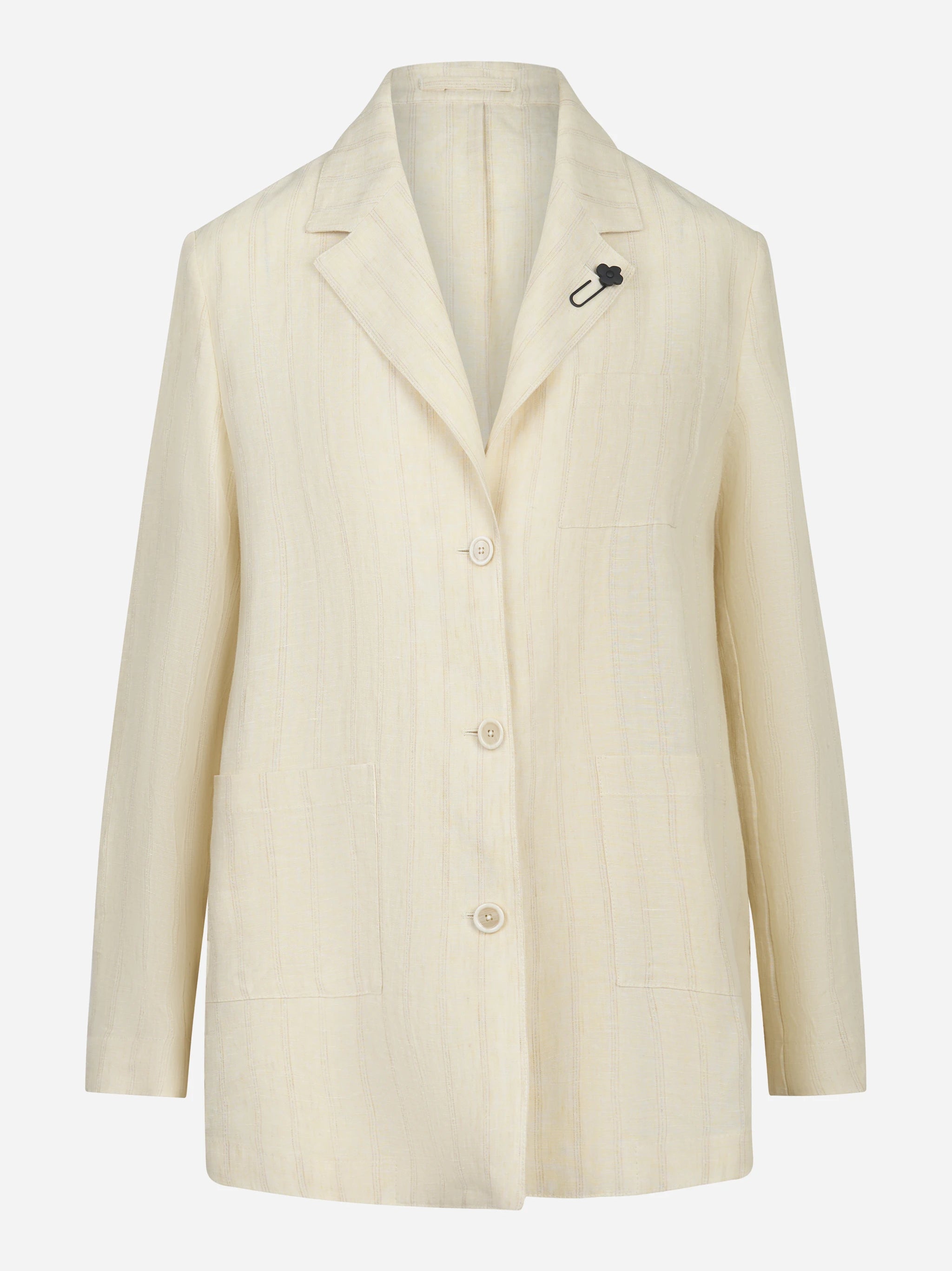 Blazer monopetto in lino