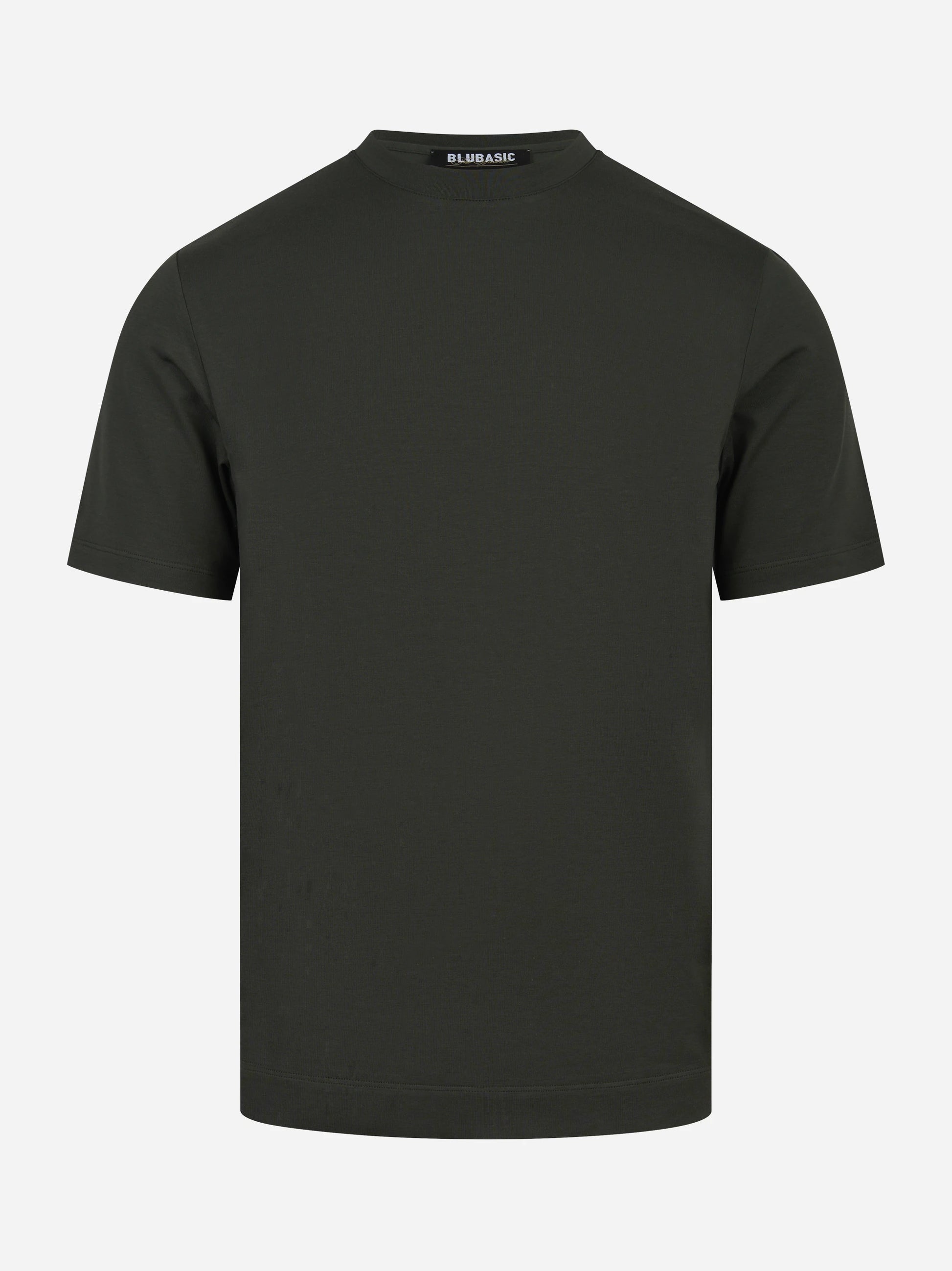 T-shirt manica corta verde in cotone ossigeno