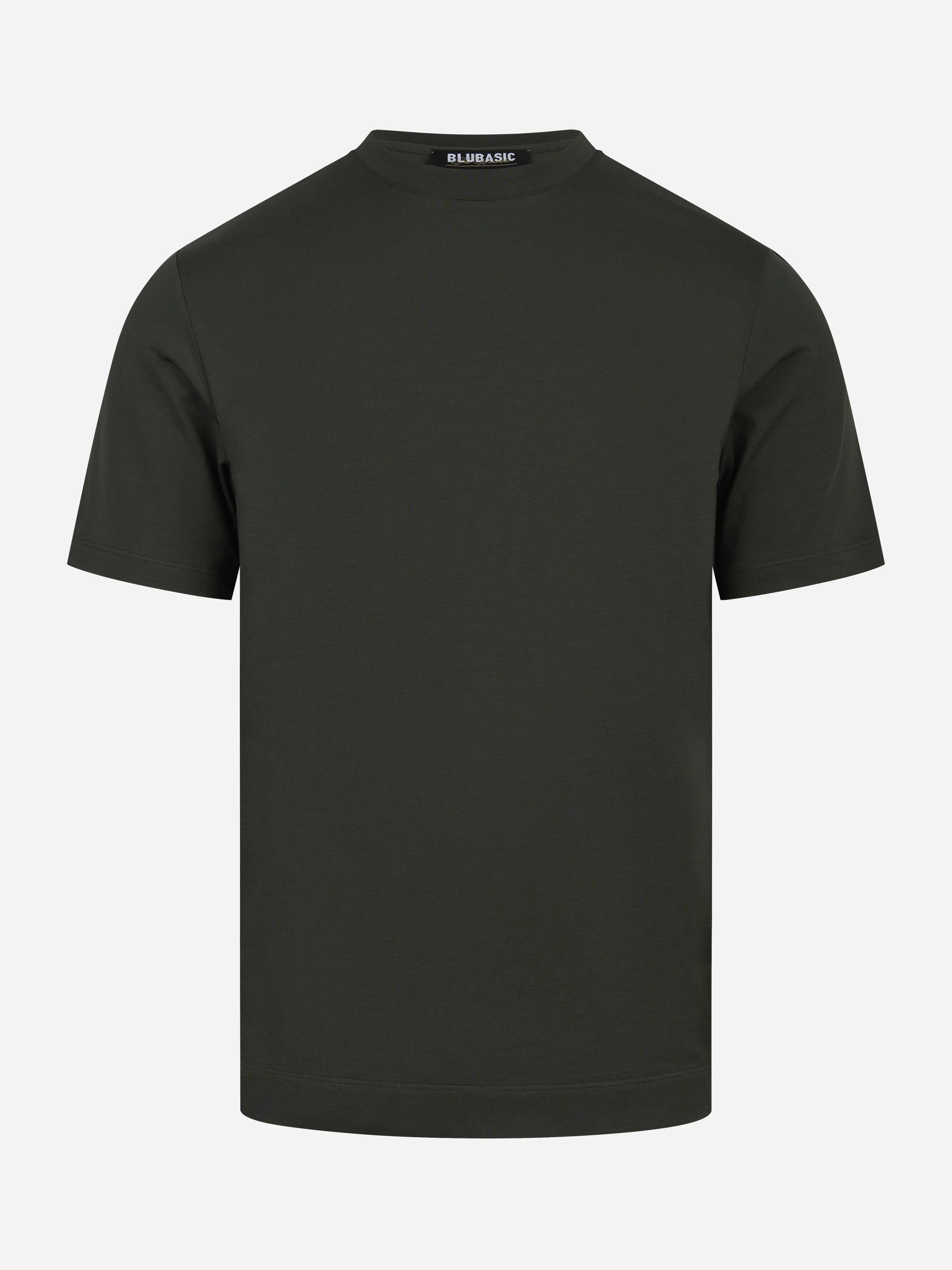 T-shirt manica corta verde in cotone ossigeno