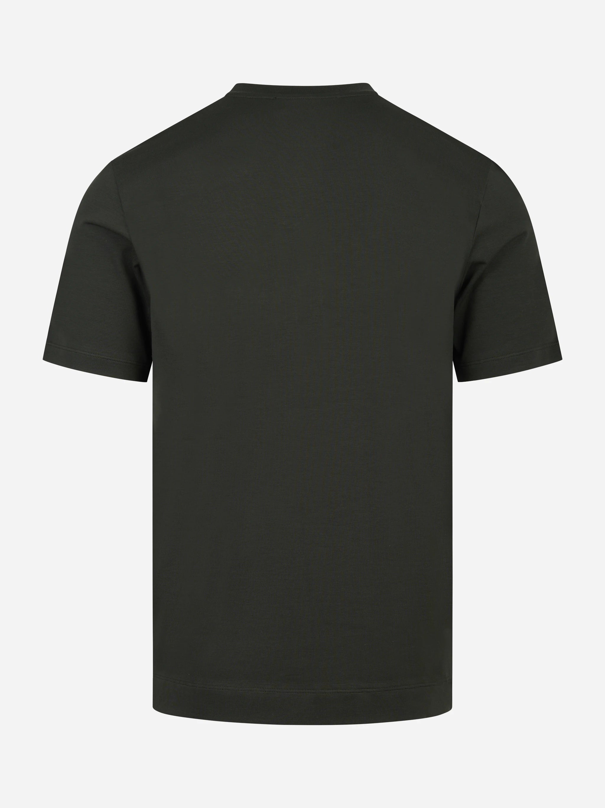 T-shirt manica corta verde in cotone ossigeno