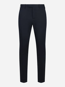 Pantalone Master in cotone seta stretch blu