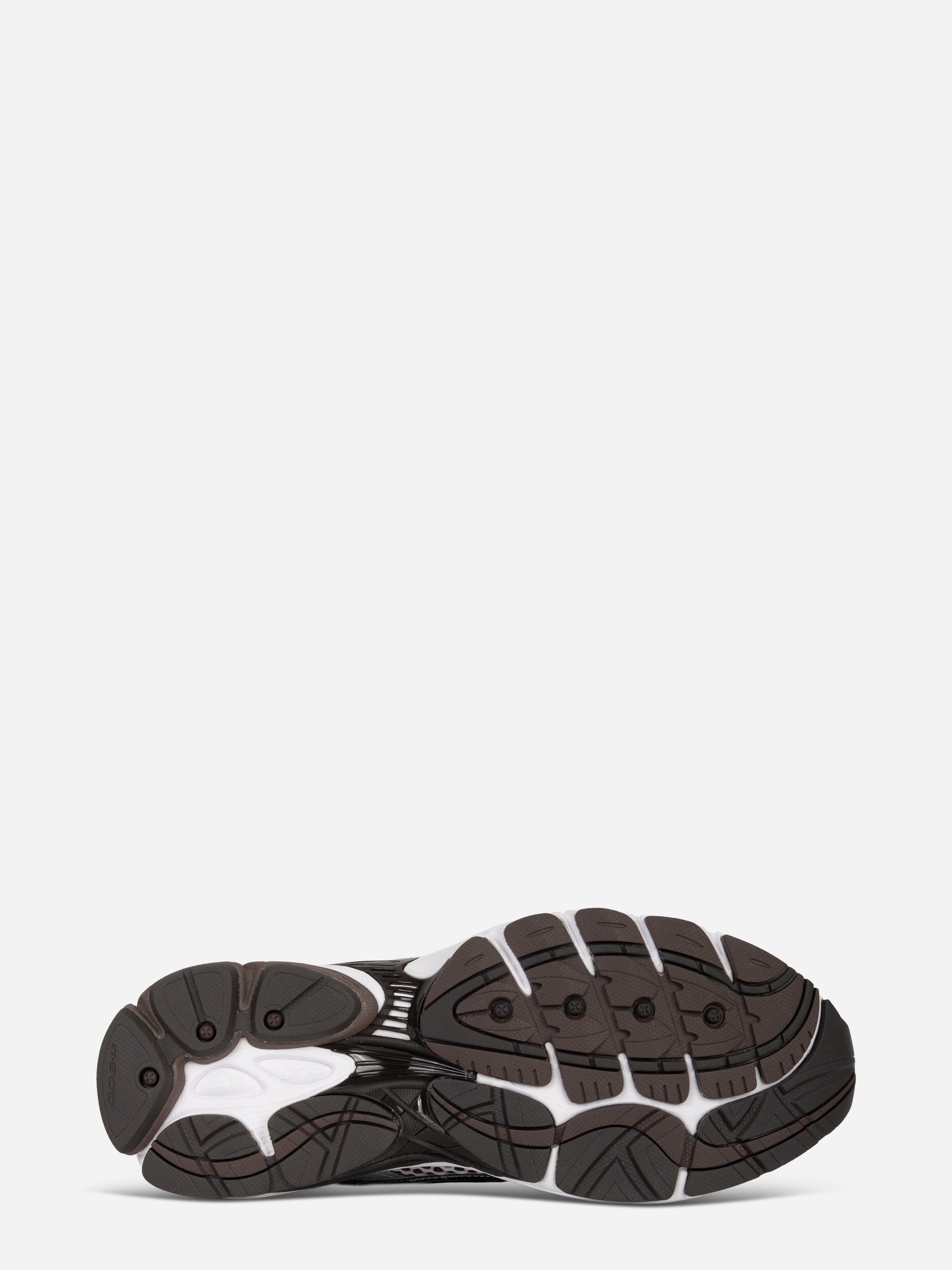 Sneakers Progrid Omni 9 in Pelle e tela bianca e marrone