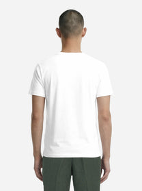 T-shirt manica corta bianca in cotone ossigeno