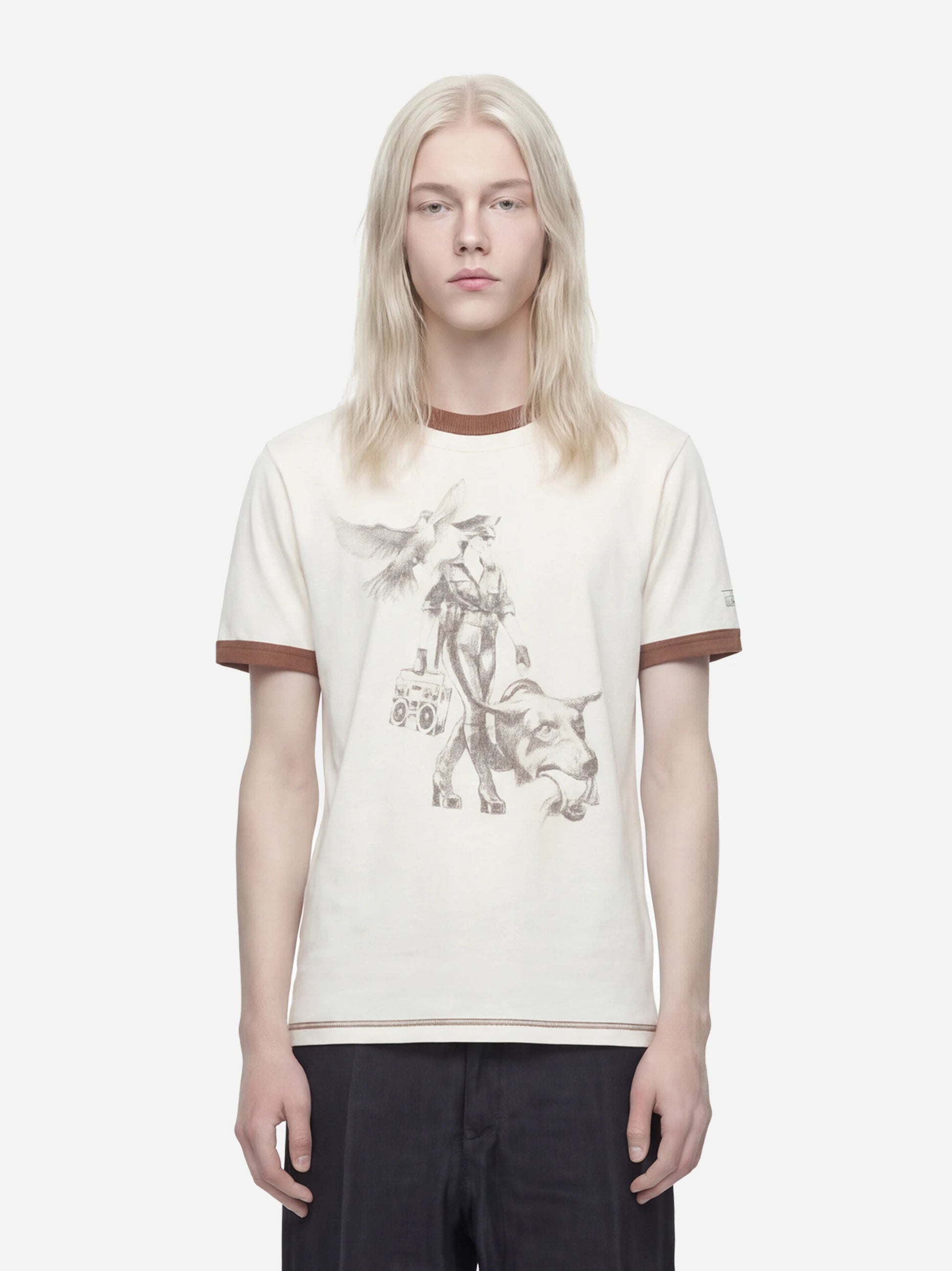 T-shirt Beat Down bianca