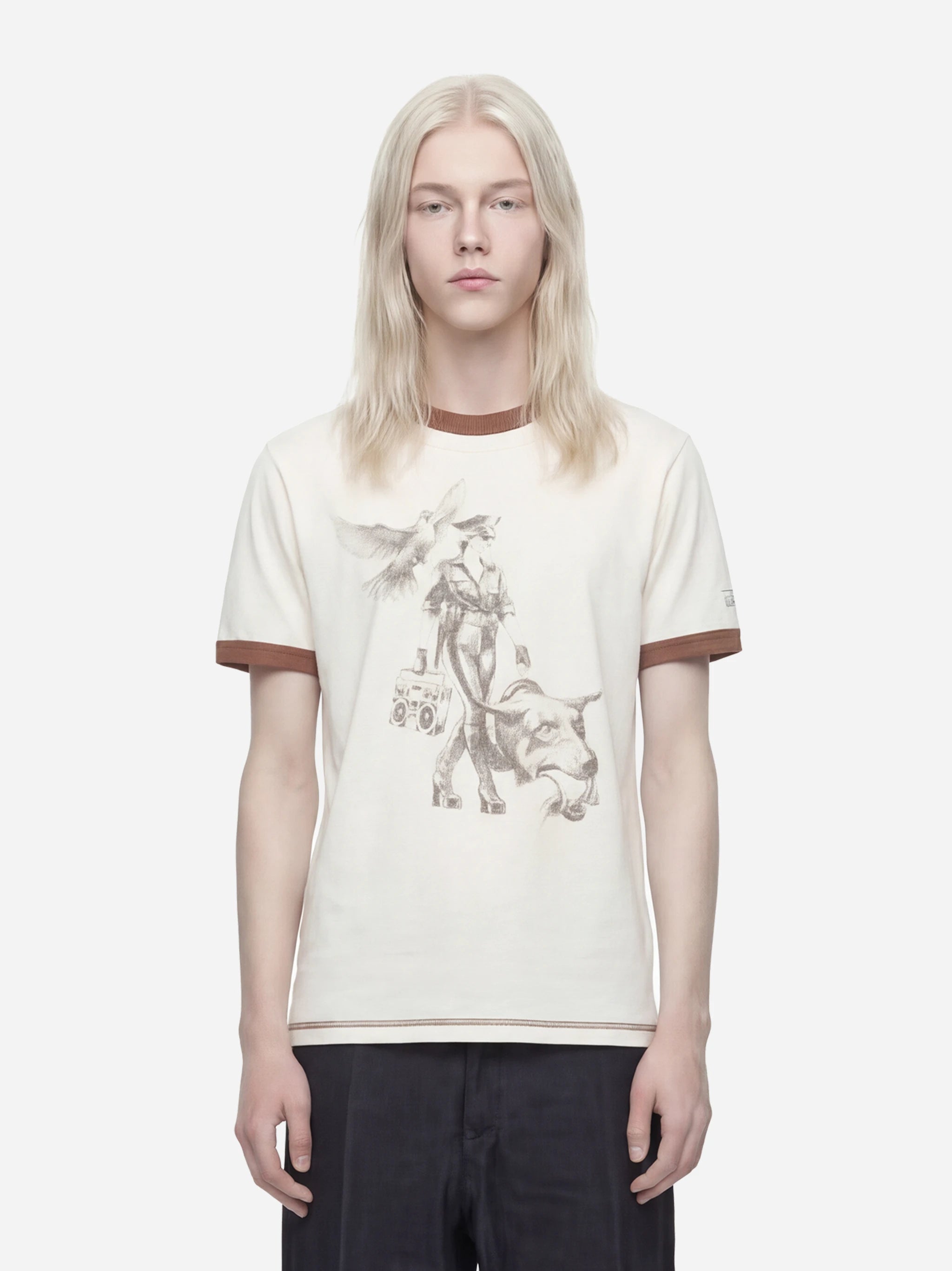 T-shirt Beat Down bianca