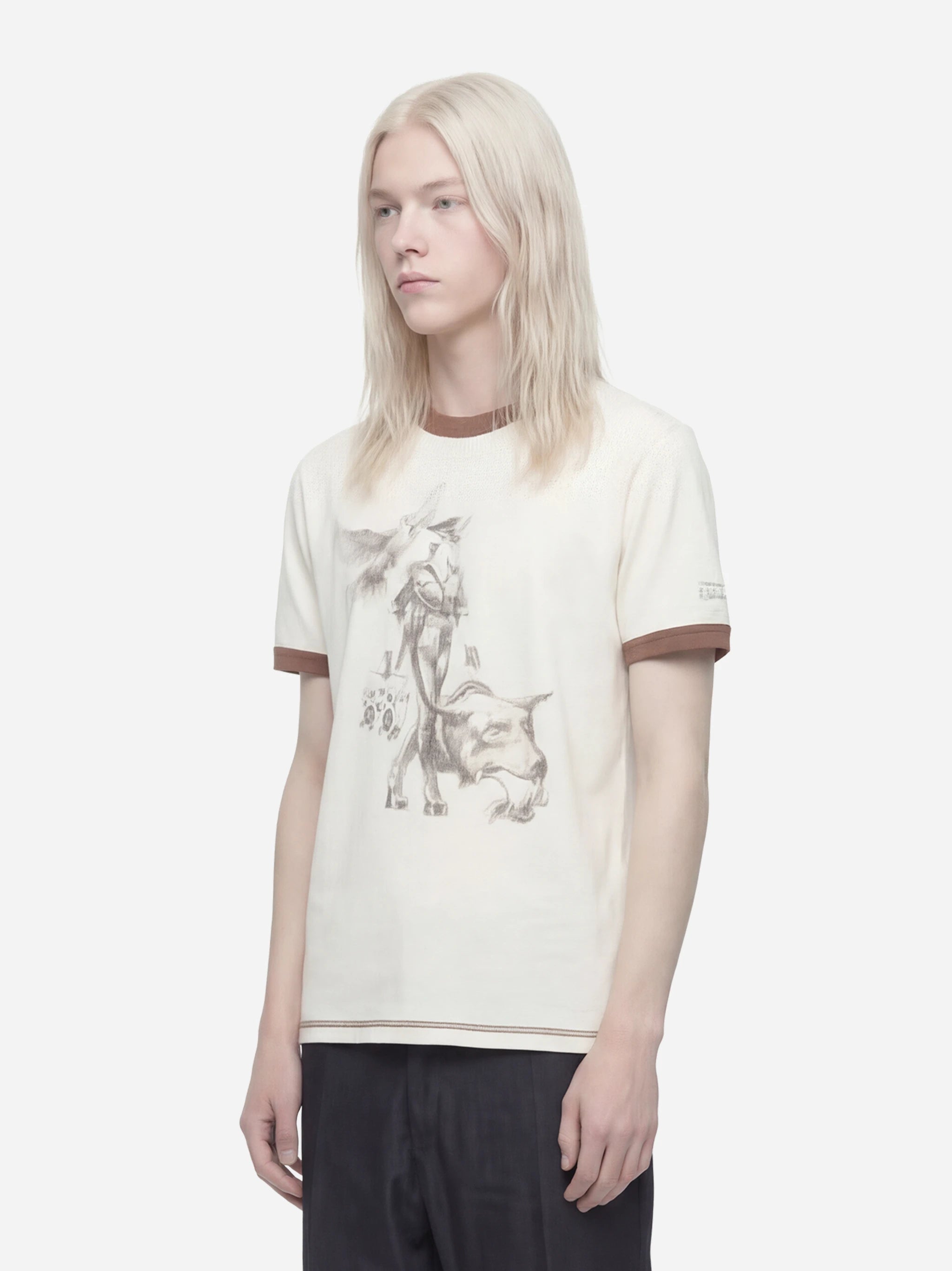 T-shirt Beat Down bianca