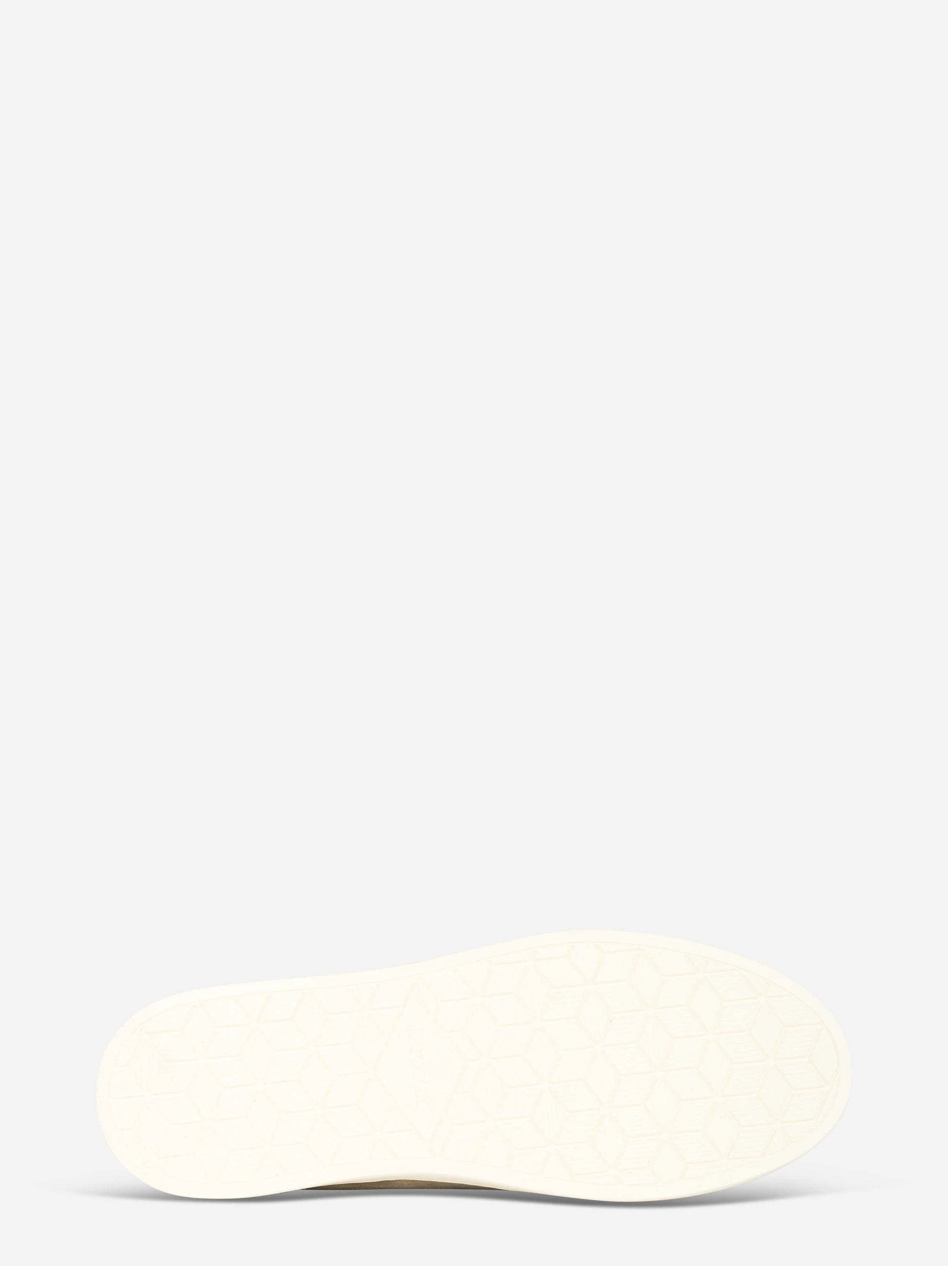 Mocassino in camoscio con fondo gomma beige