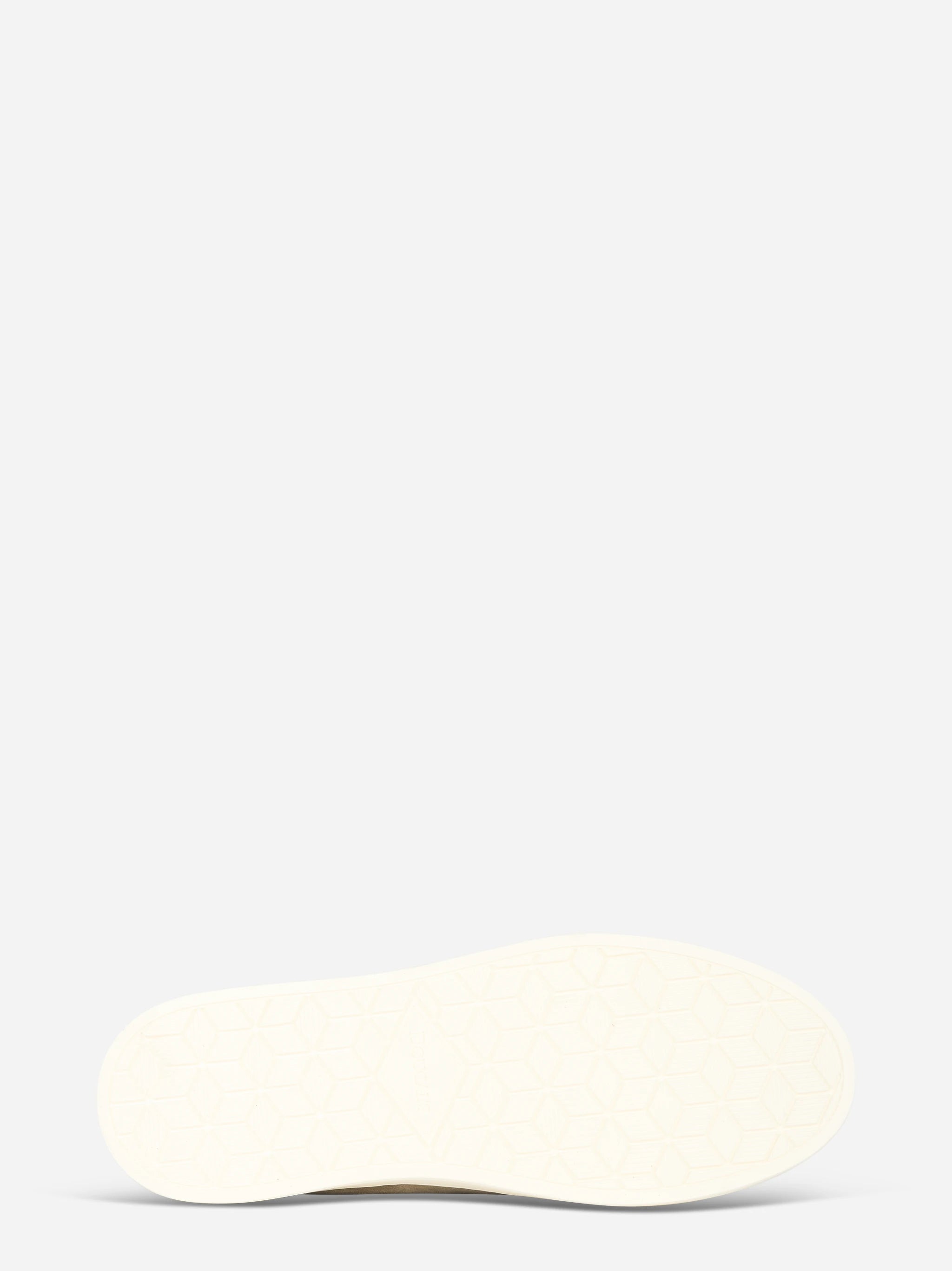 Mocassino in camoscio con fondo gomma beige