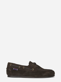 Scarpa da barca Owen in suede marrone