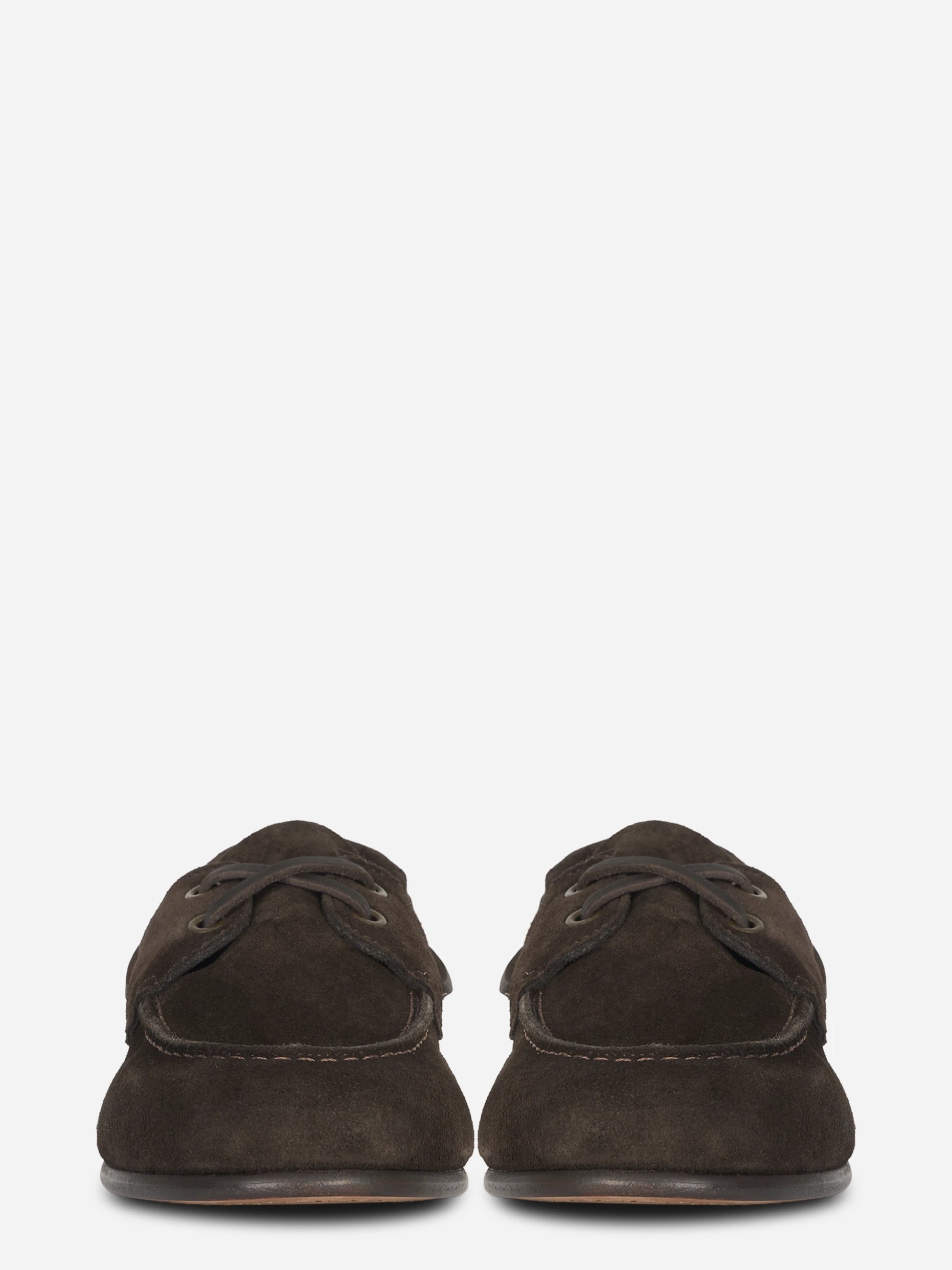 Scarpa da barca Owen in suede marrone