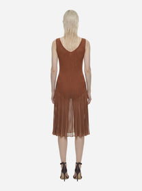 Abito in maglia à jour