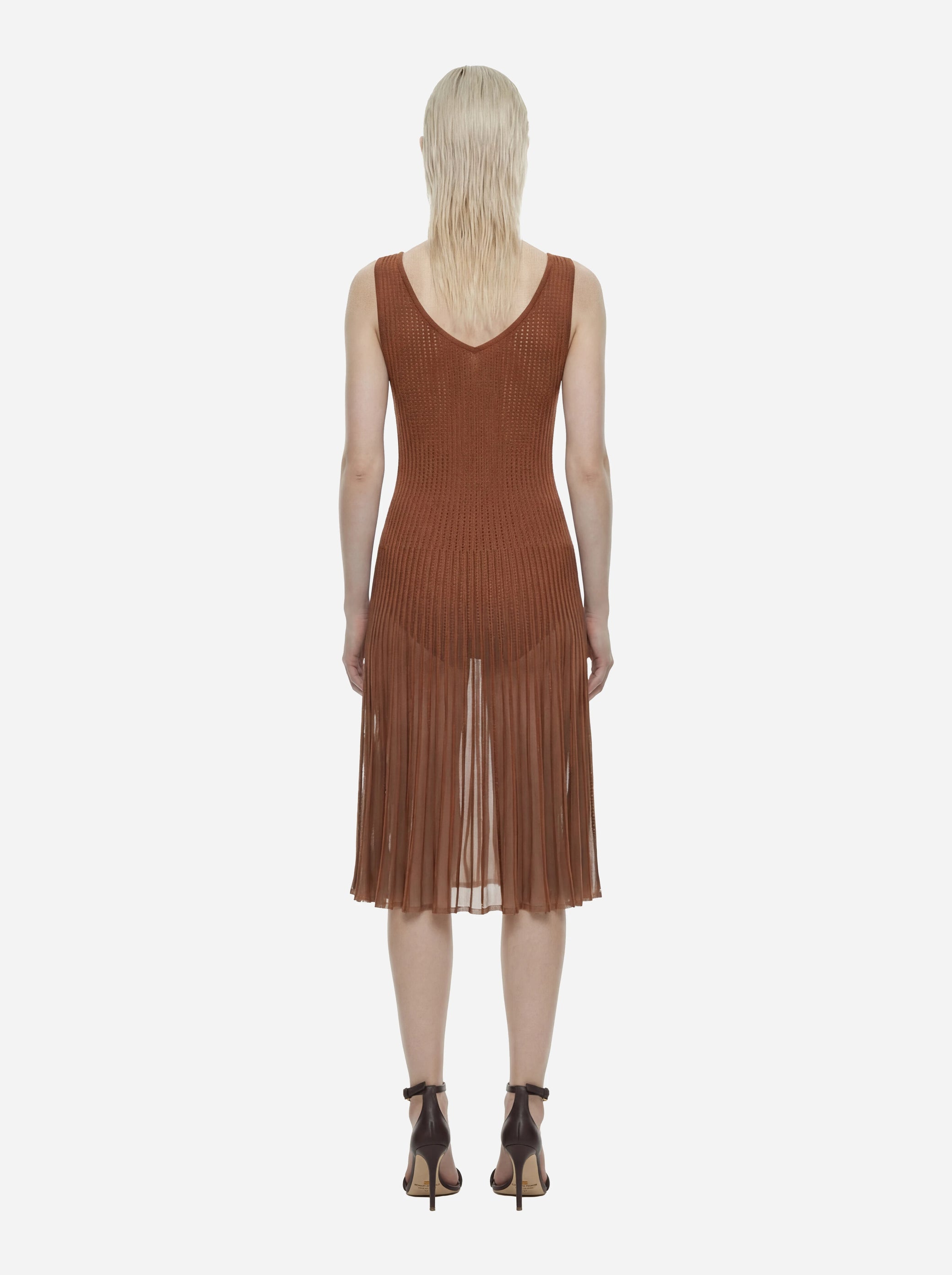 Abito in maglia à jour