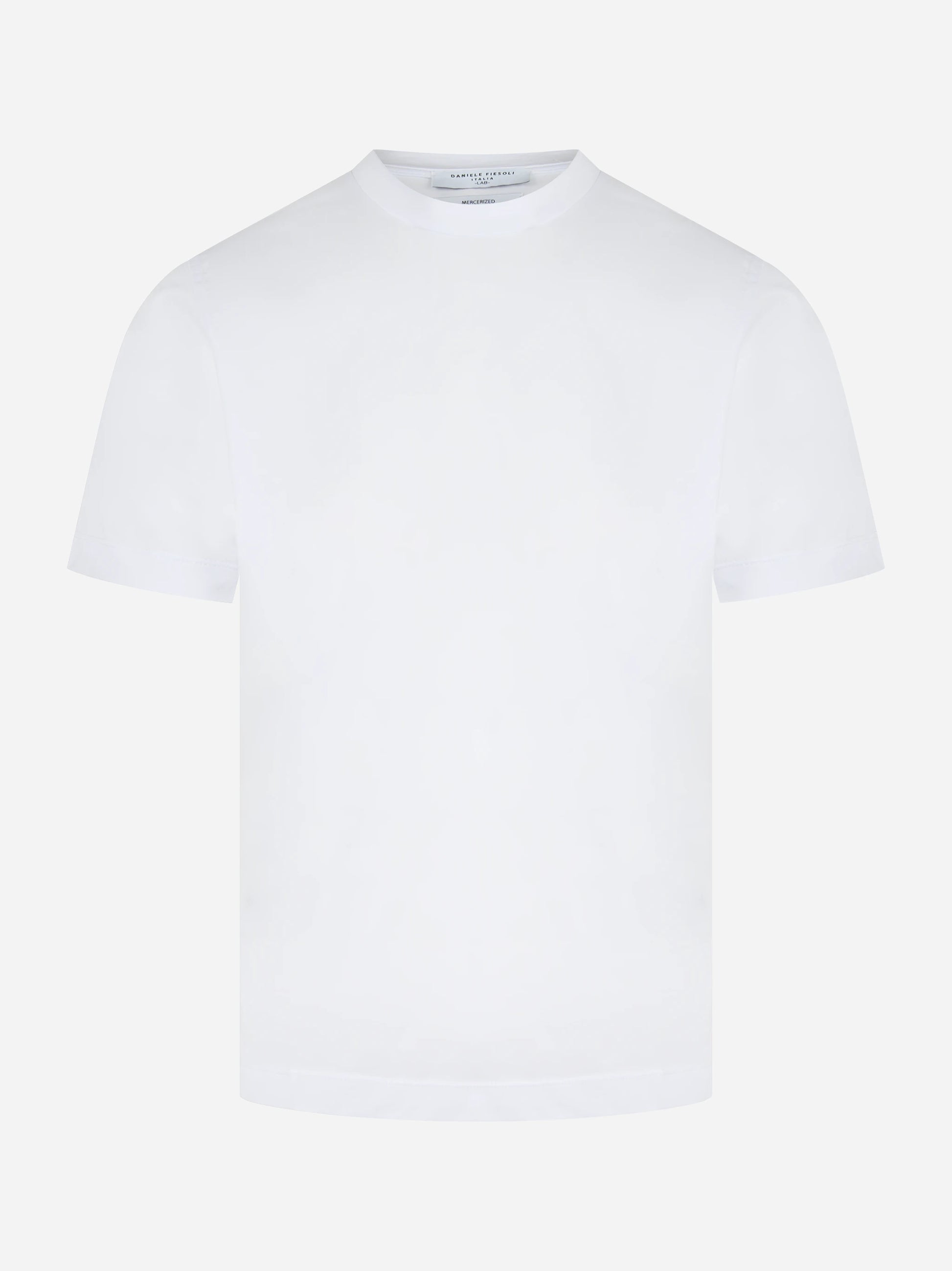 T-shirt slim in cotone bianca