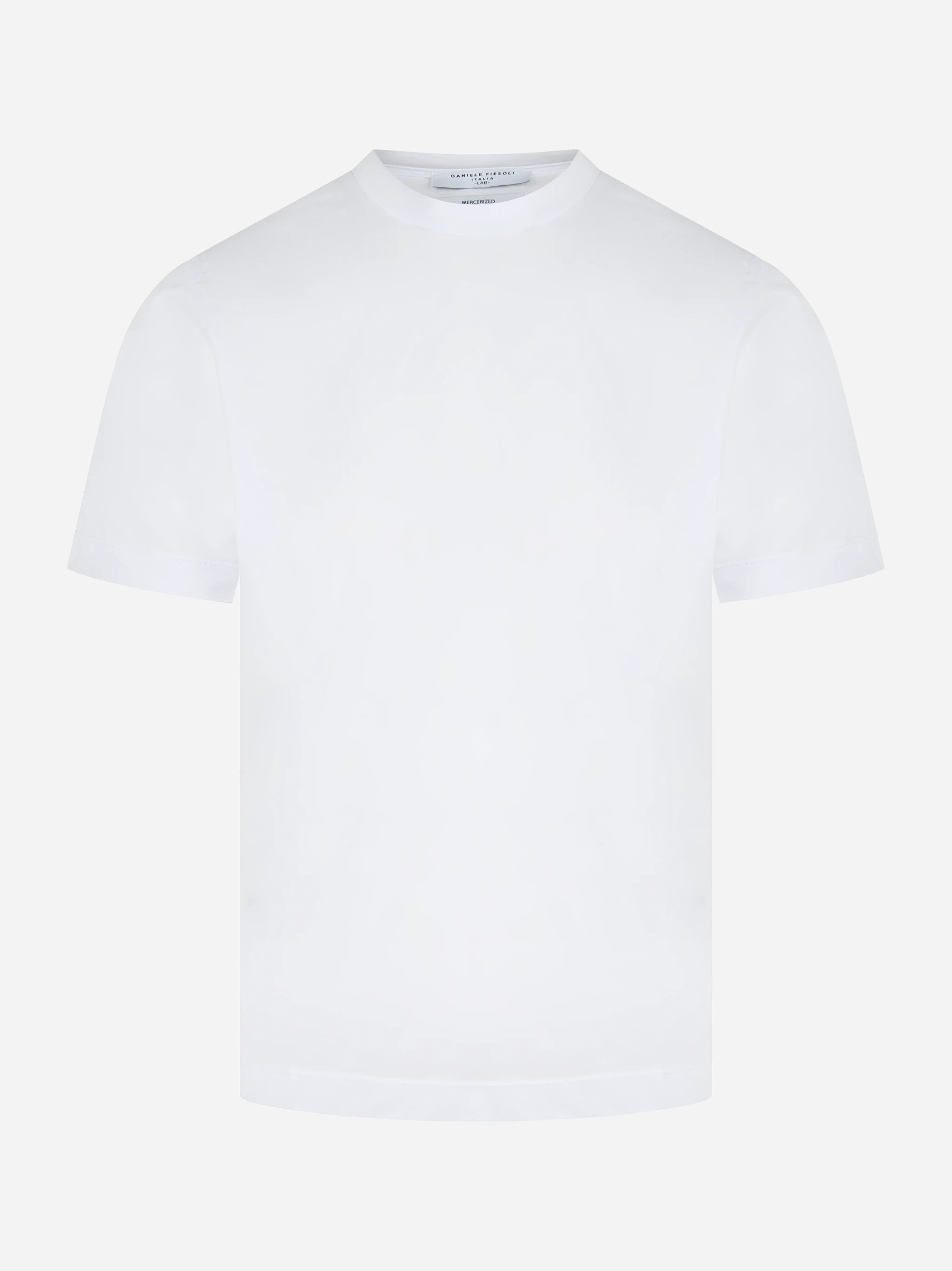 T-shirt slim in cotone bianca