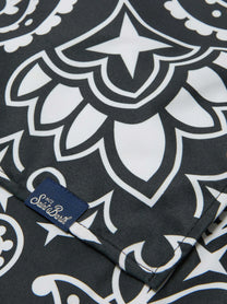 Telo mare Aidan con stampa bandana e logo