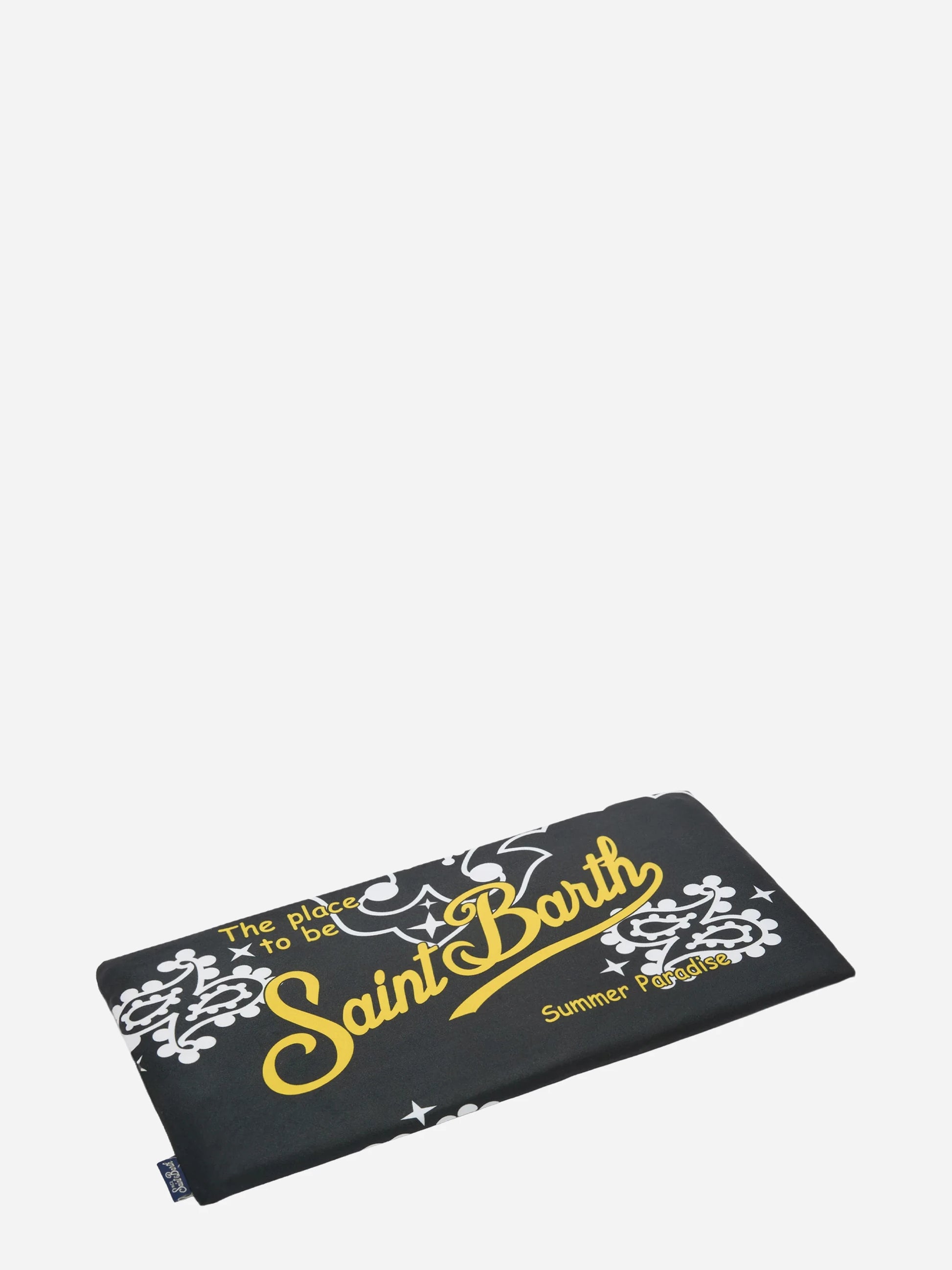 Telo mare Aidan con stampa bandana e logo