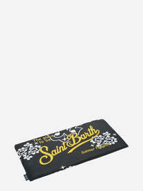 Telo mare Aidan con stampa bandana e logo