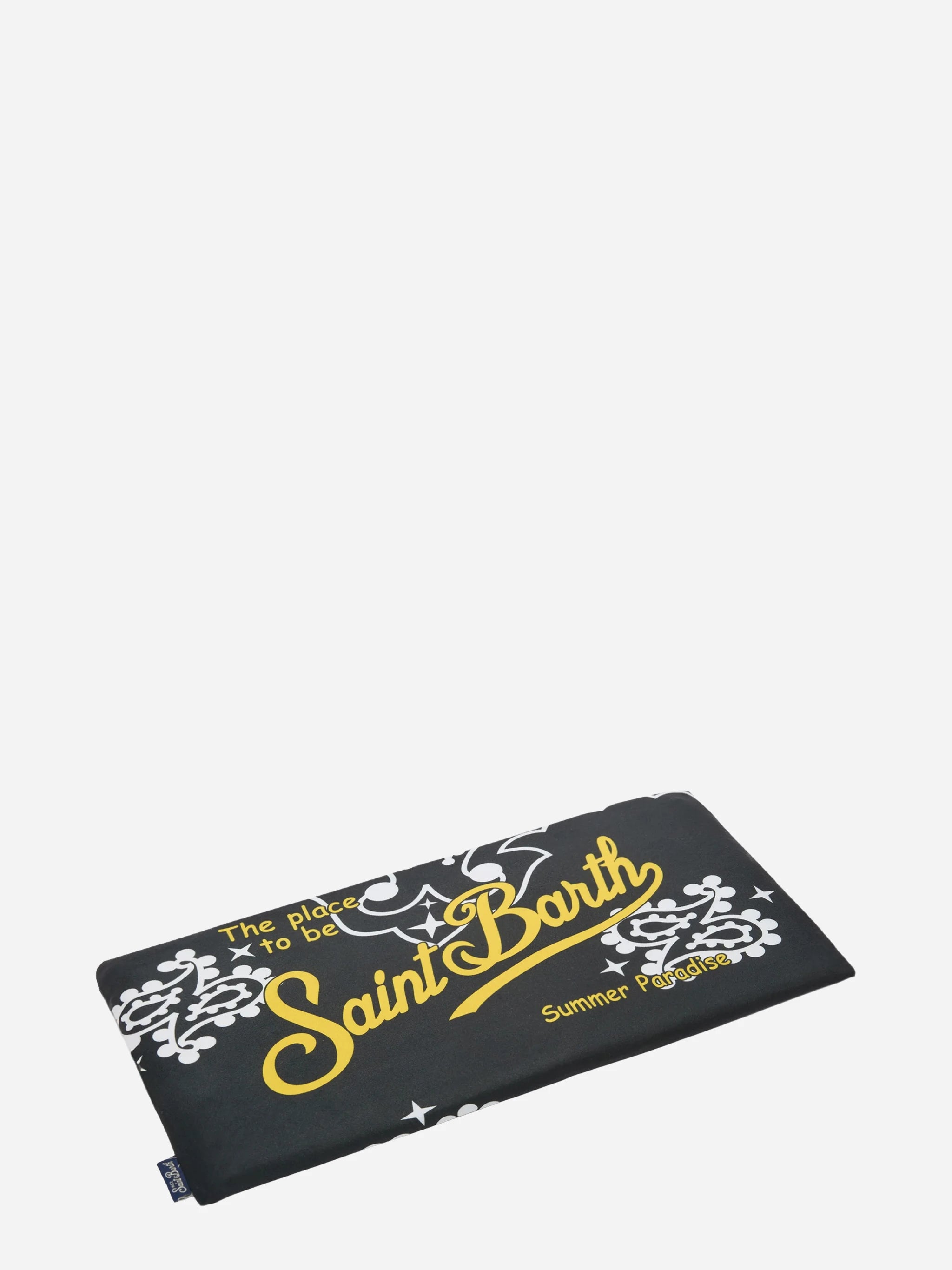 Telo mare Aidan con stampa bandana e logo