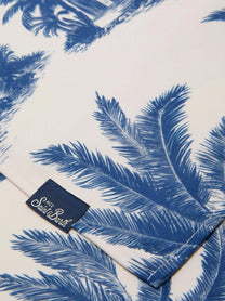 Telo mare Aidan con stampa toile de Jouy e logo