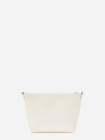 Borsa a spalla Aline in pelle bianca