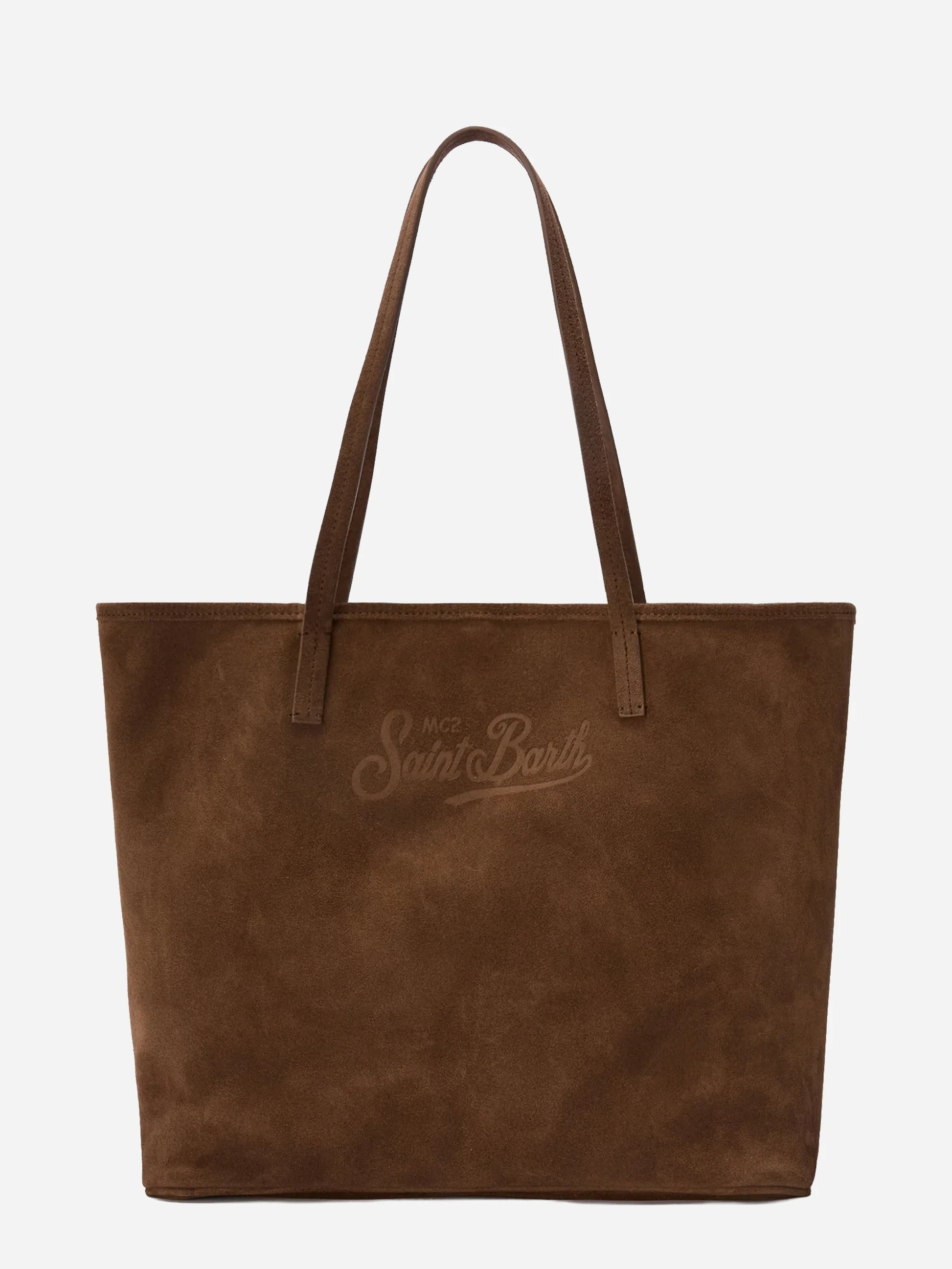 Borsa City regular in camoscio marrone