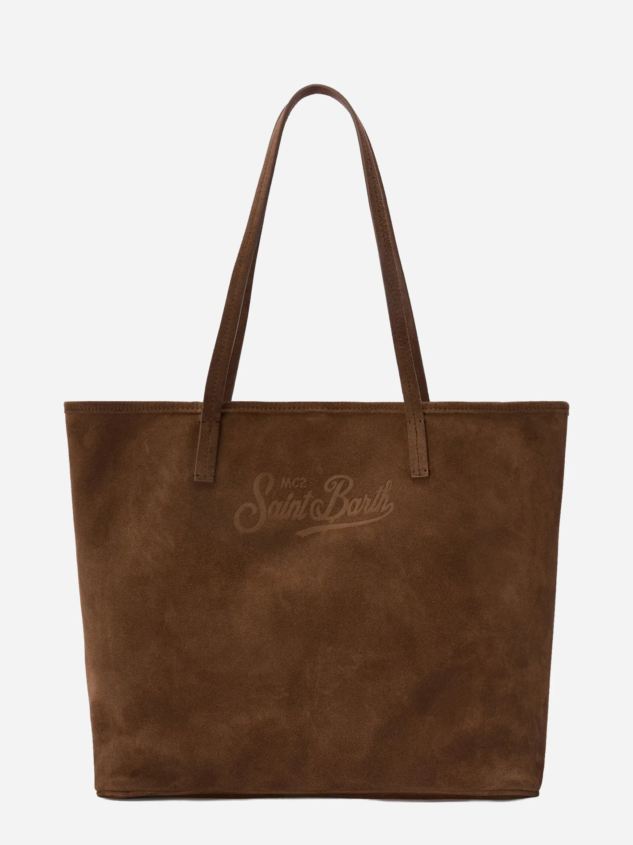 Borsa City regular in camoscio marrone