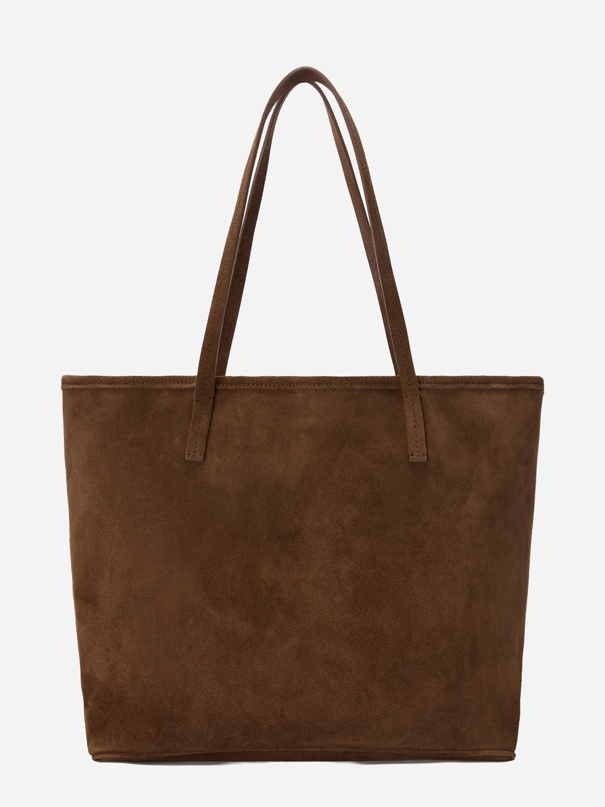 Borsa City regular in camoscio marrone
